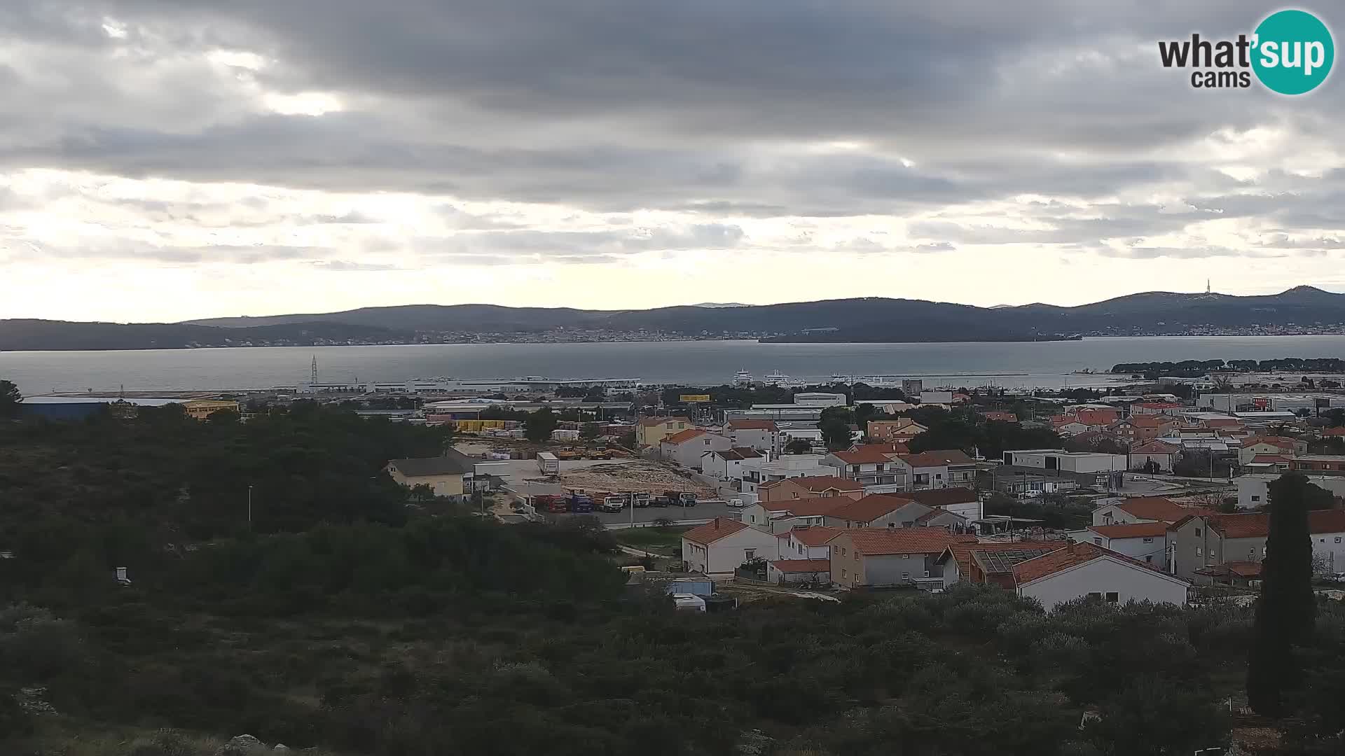 Zadar Port Gazenica Webcam Panorama, Zadar, Kroatien