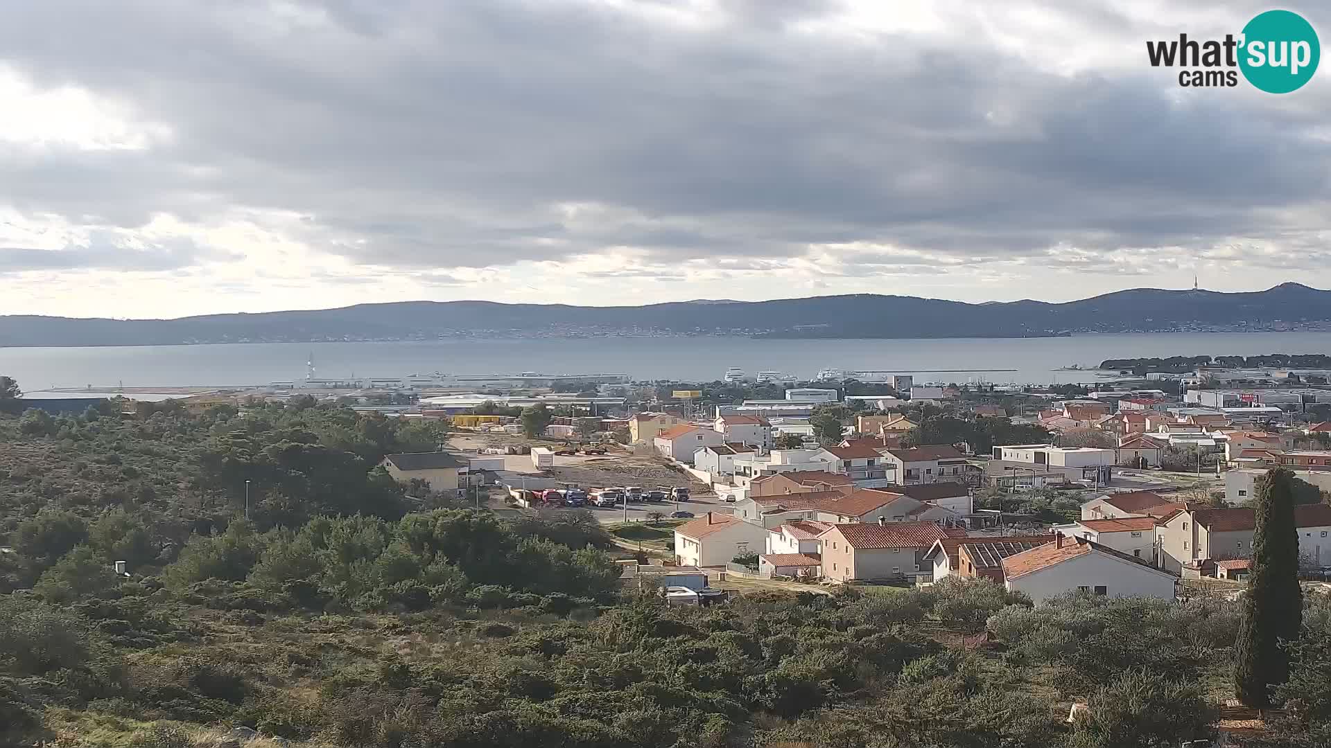 Panorama de la Webcam del Puerto Gazenica de Zadar, Zadar, Croacia