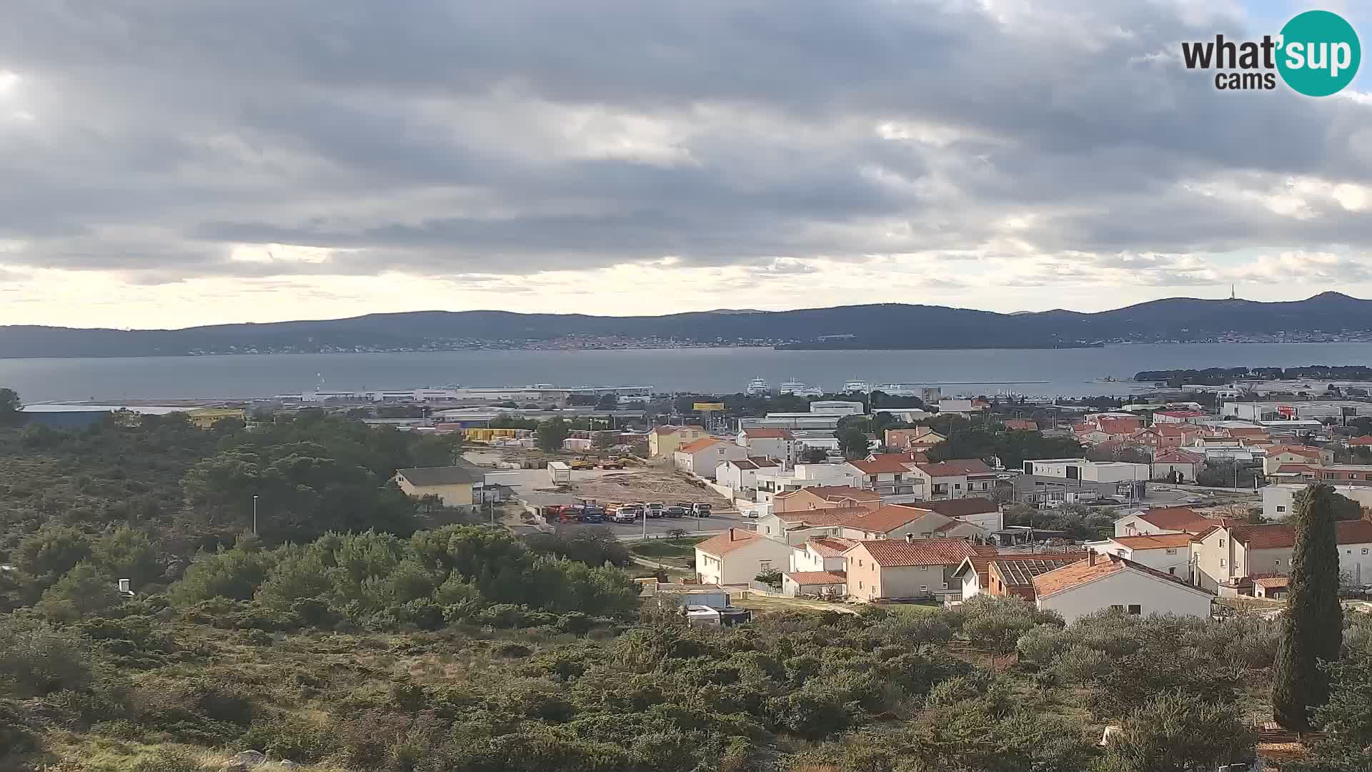 Zadar Port Gazenica Webcam Panorama, Zadar, Kroatien