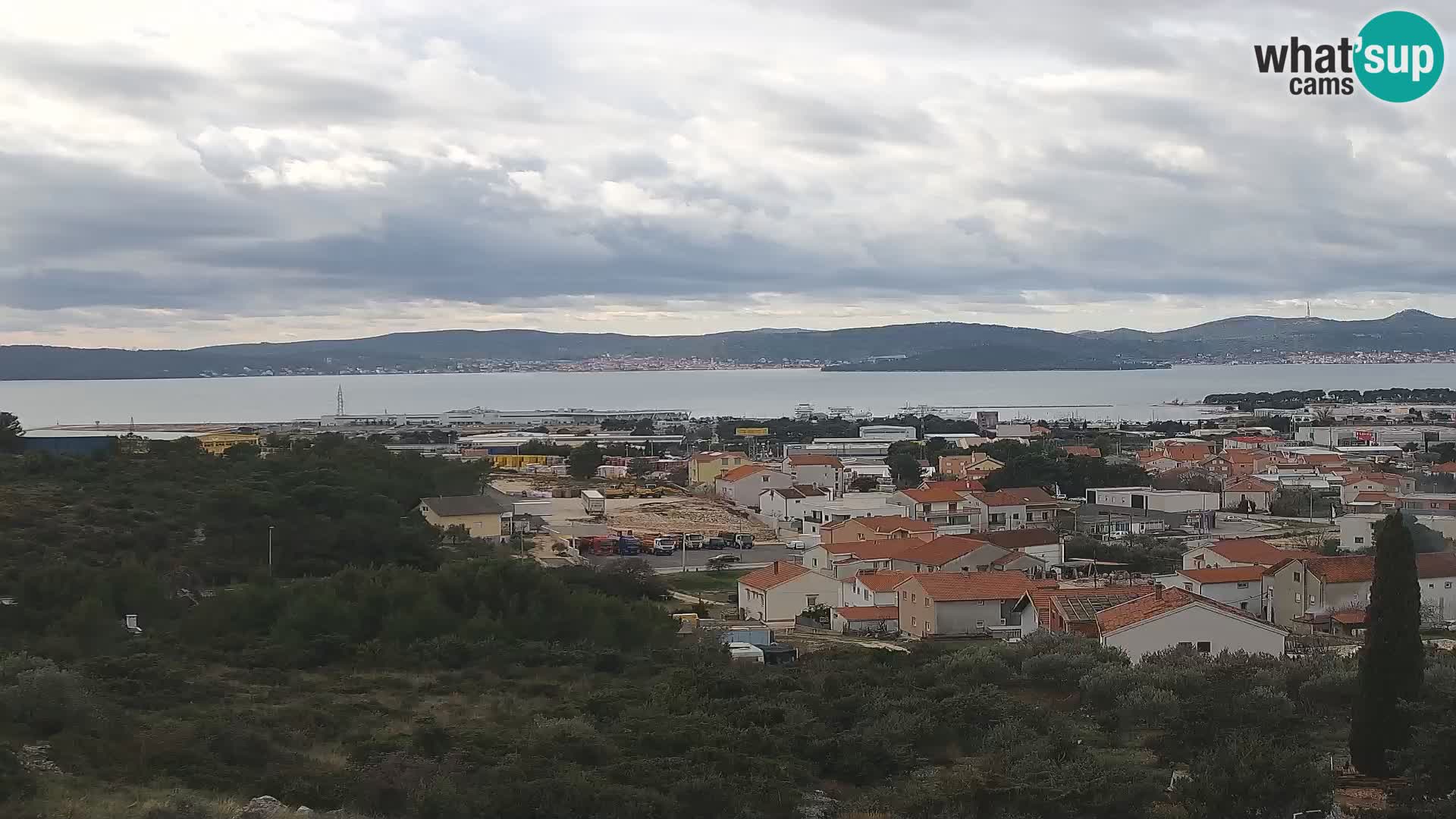 Panorama de la Webcam del Puerto Gazenica de Zadar, Zadar, Croacia