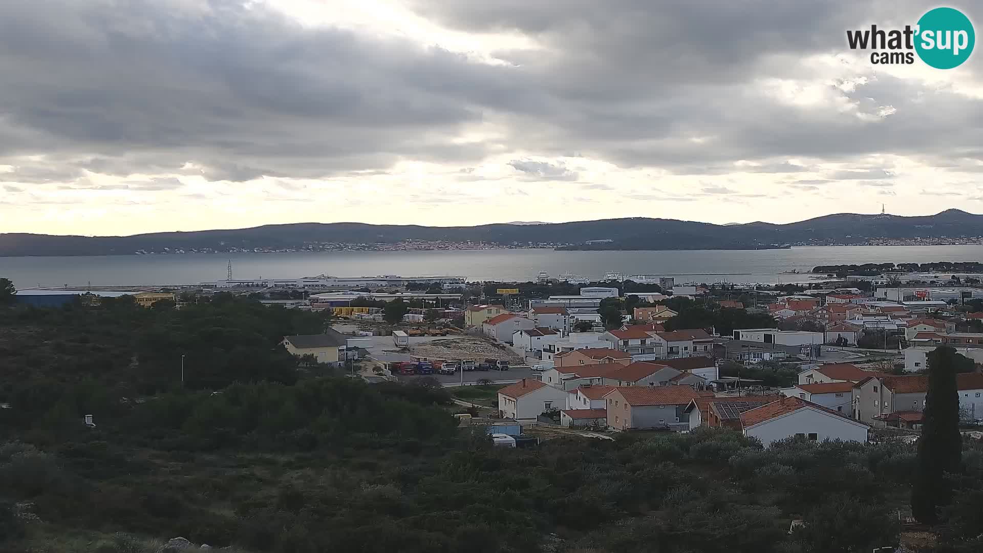 Panorama de la Webcam del Puerto Gazenica de Zadar, Zadar, Croacia