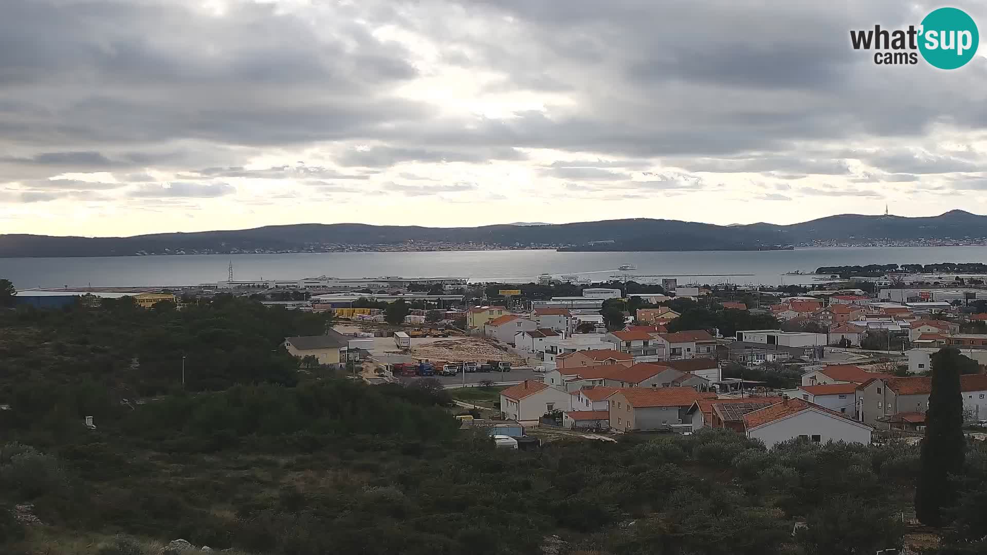 Zadar Pristanišče Gazenica s panoramsko spletno kamero, Zadar, Hrvaška