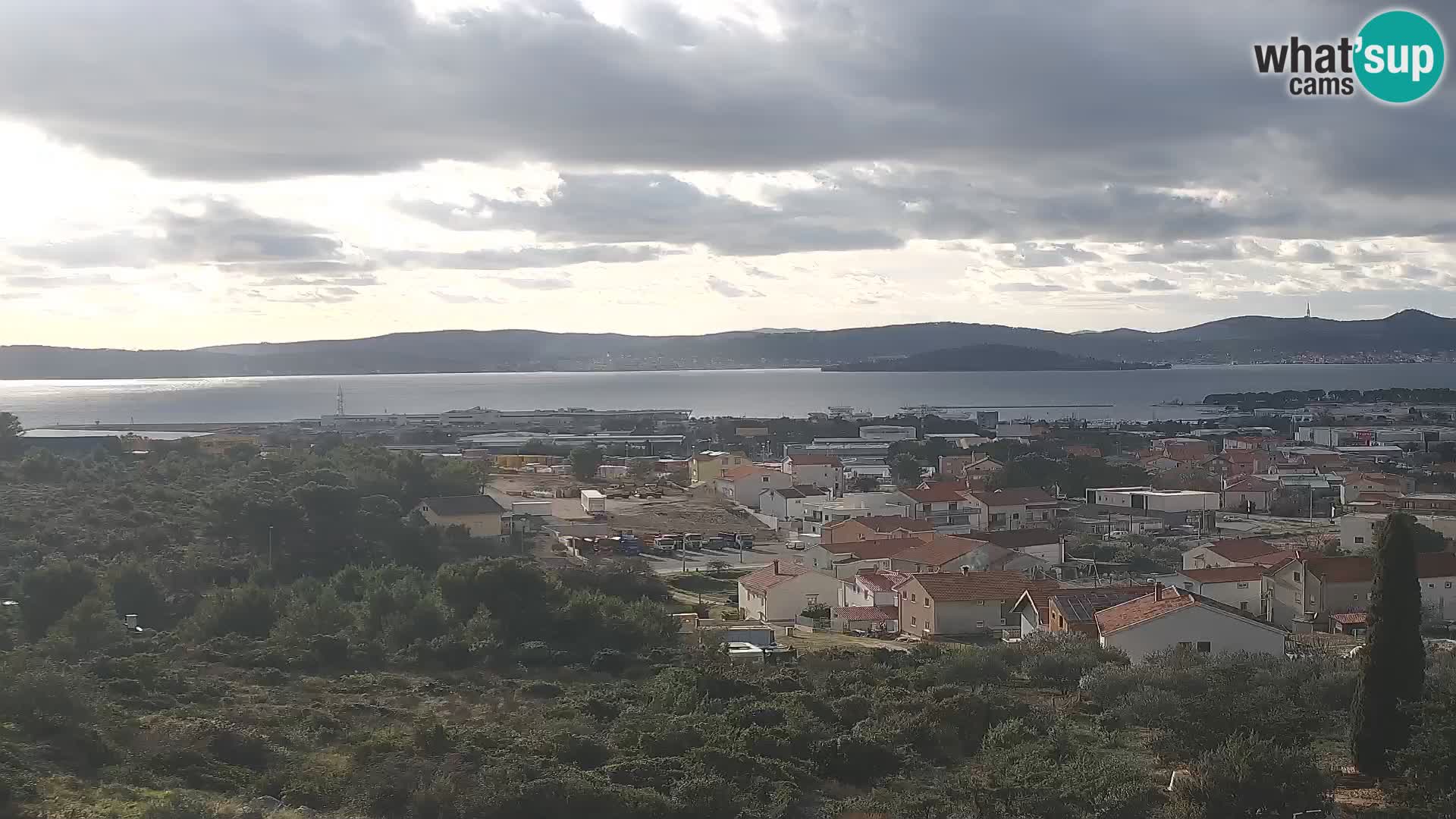 Panorama de la Webcam del Puerto Gazenica de Zadar, Zadar, Croacia