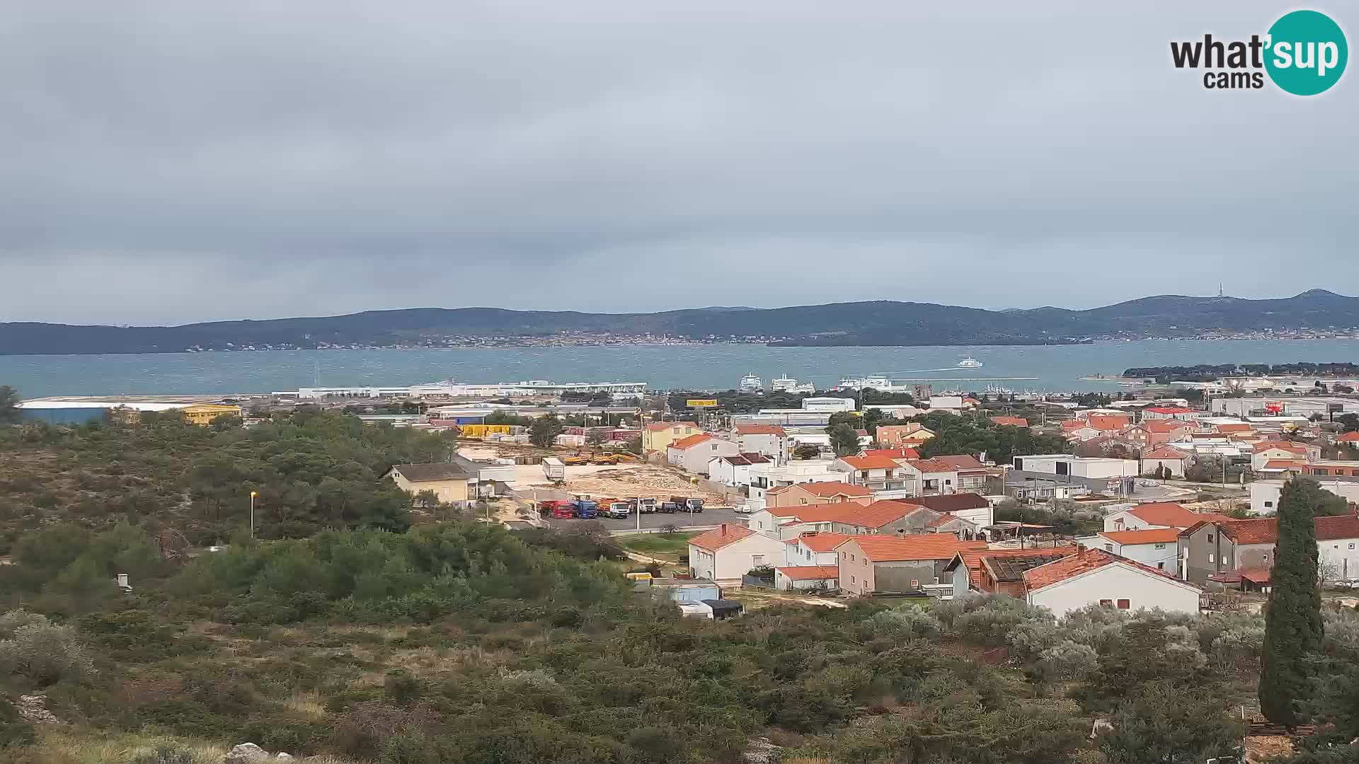 Zadar Port Gazenica Webcam Panorama, Zadar, Kroatien