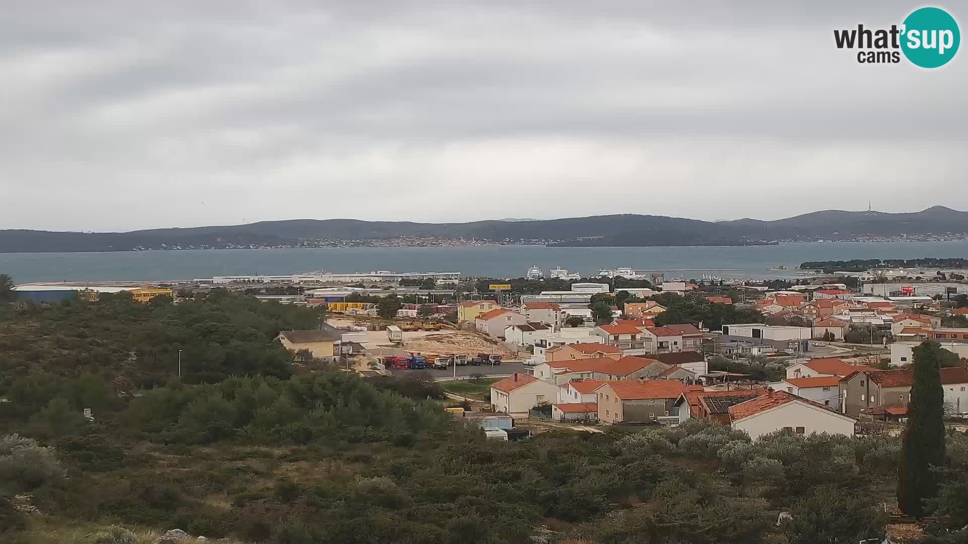 Zadar Port Gazenica Webcam Panorama, Zadar, Kroatien