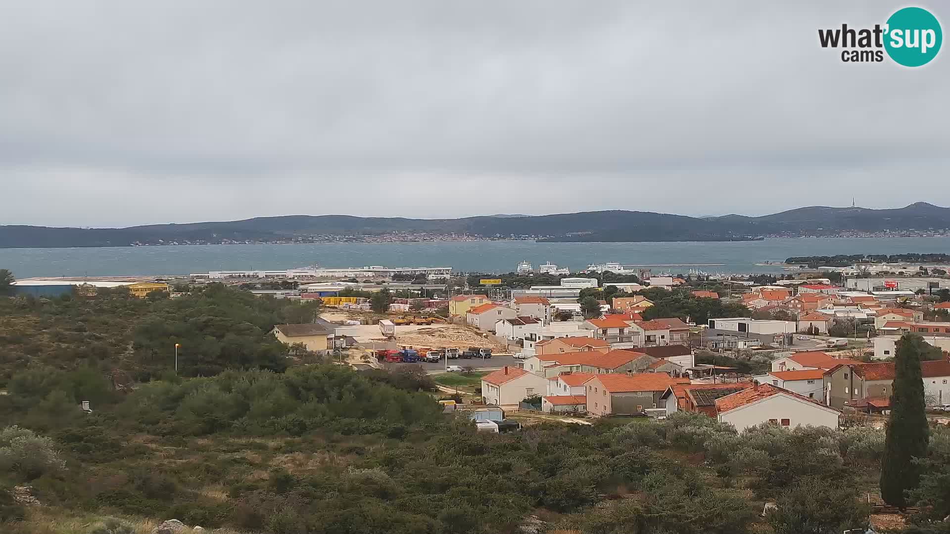 Panorama de la Webcam del Puerto Gazenica de Zadar, Zadar, Croacia