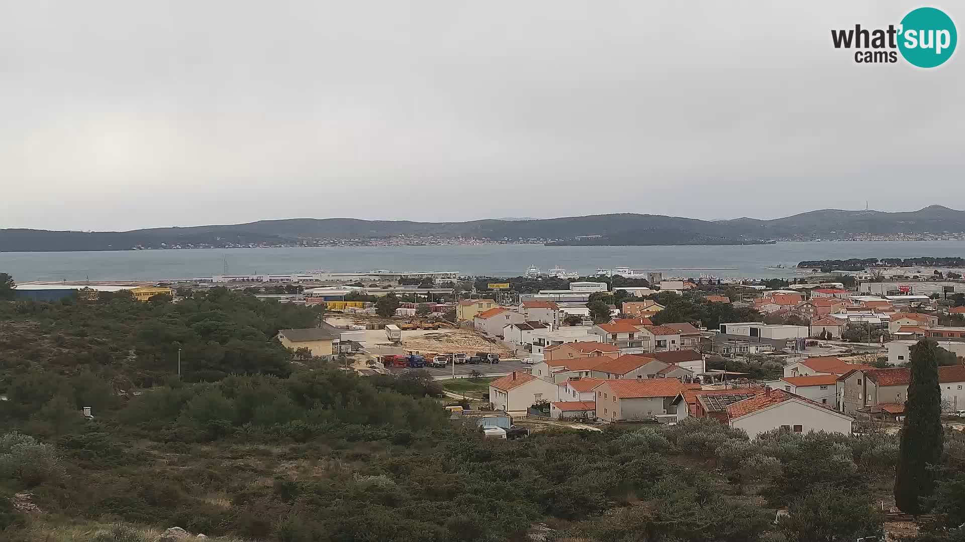 Zadar Pristanišče Gazenica s panoramsko spletno kamero, Zadar, Hrvaška