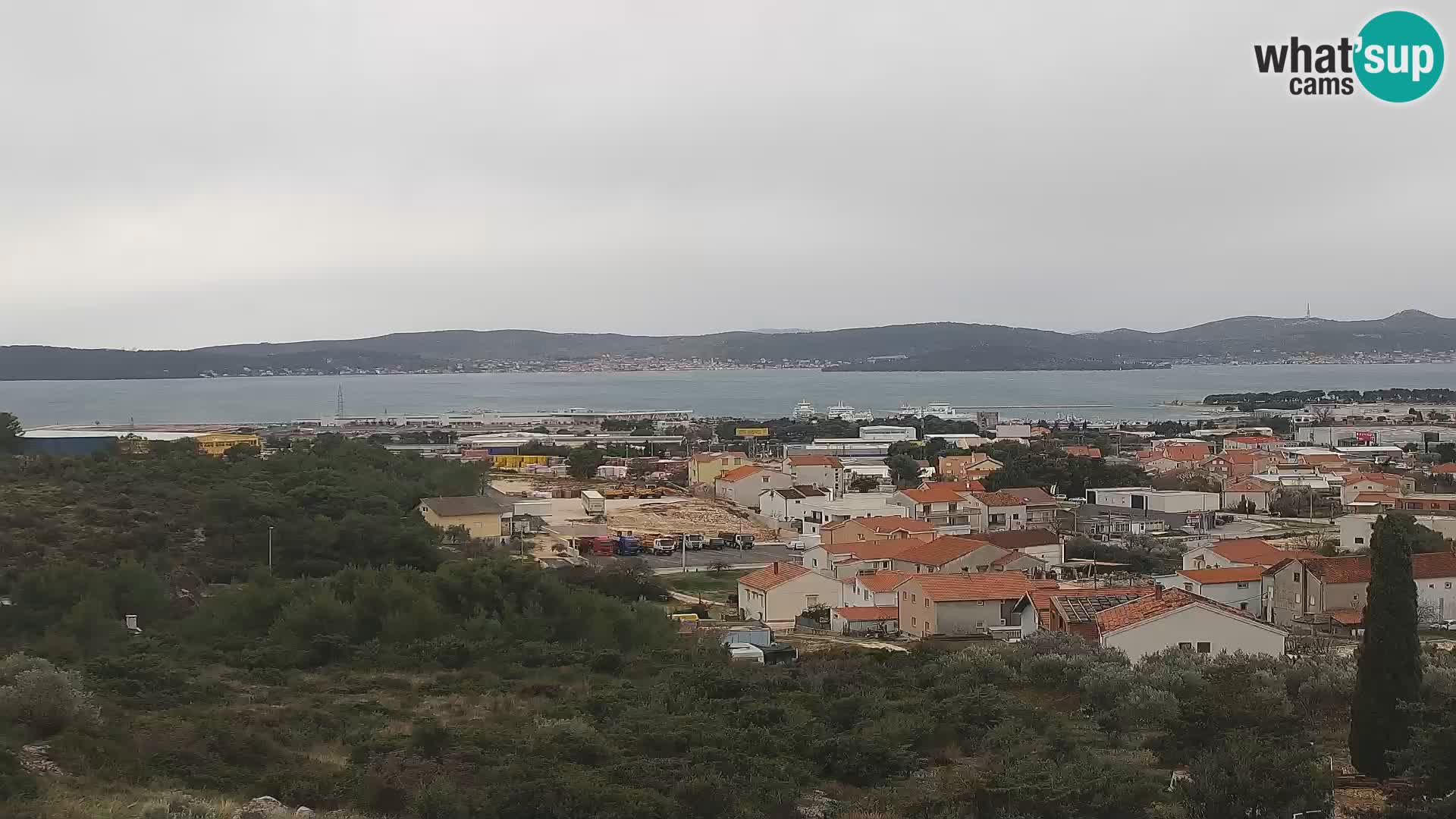 Zadar Port Gazenica Webcam Panorama, Zadar, Croatie