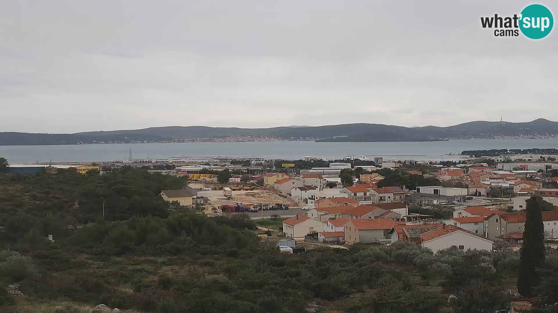 Panorama de la Webcam del Puerto Gazenica de Zadar, Zadar, Croacia