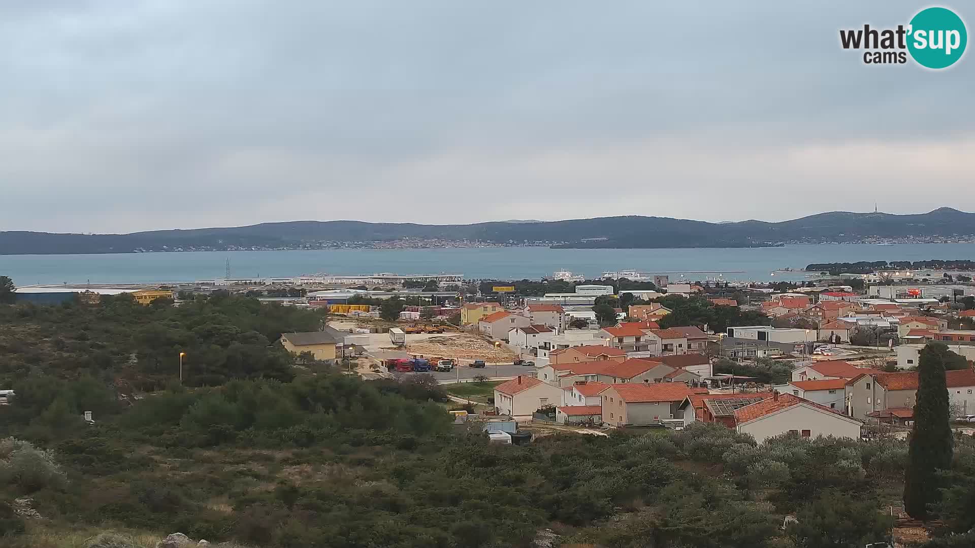 Zadar Port Gazenica Webcam Panorama, Zadar, Croatie