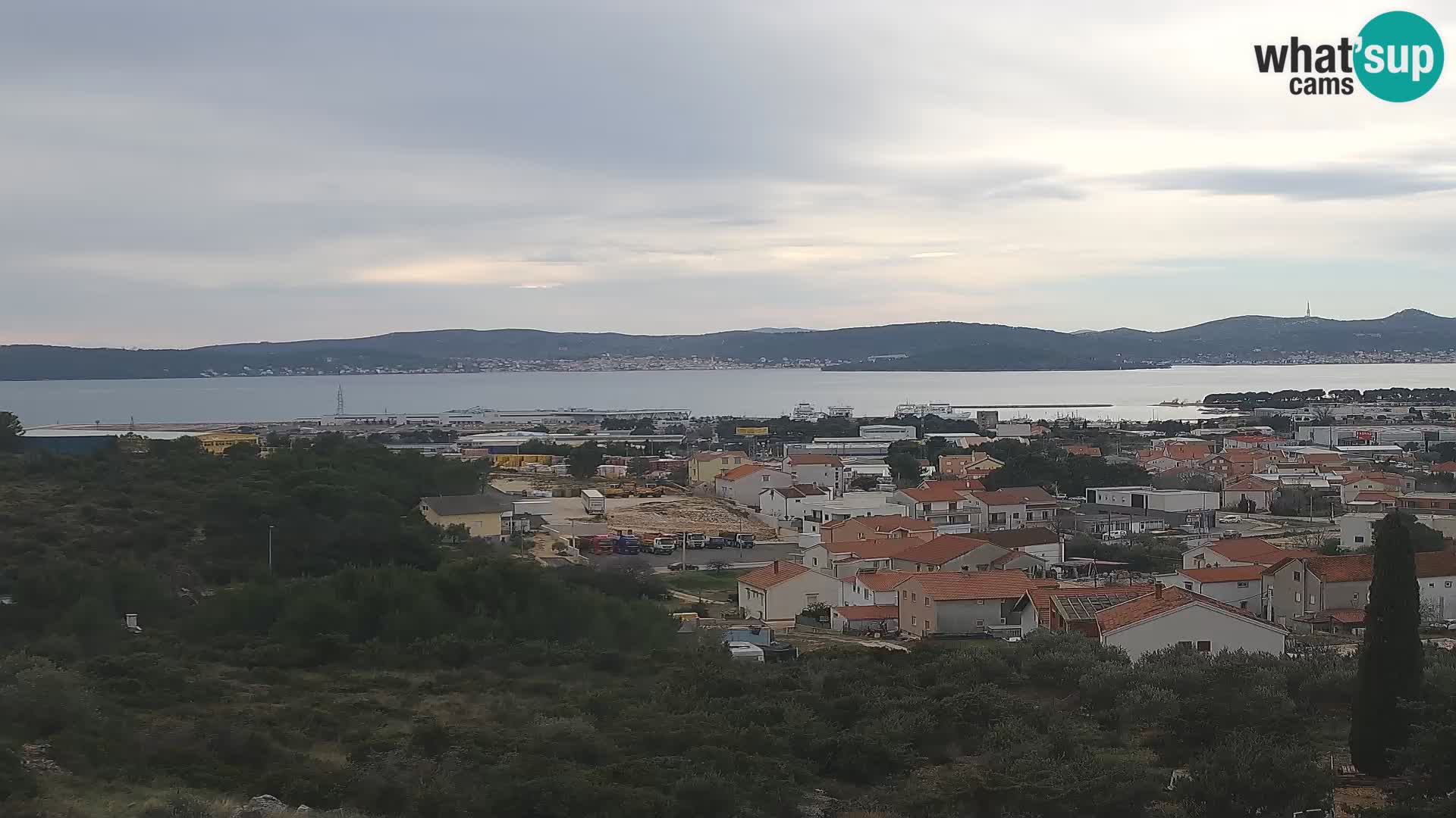 Panorama de la Webcam del Puerto Gazenica de Zadar, Zadar, Croacia