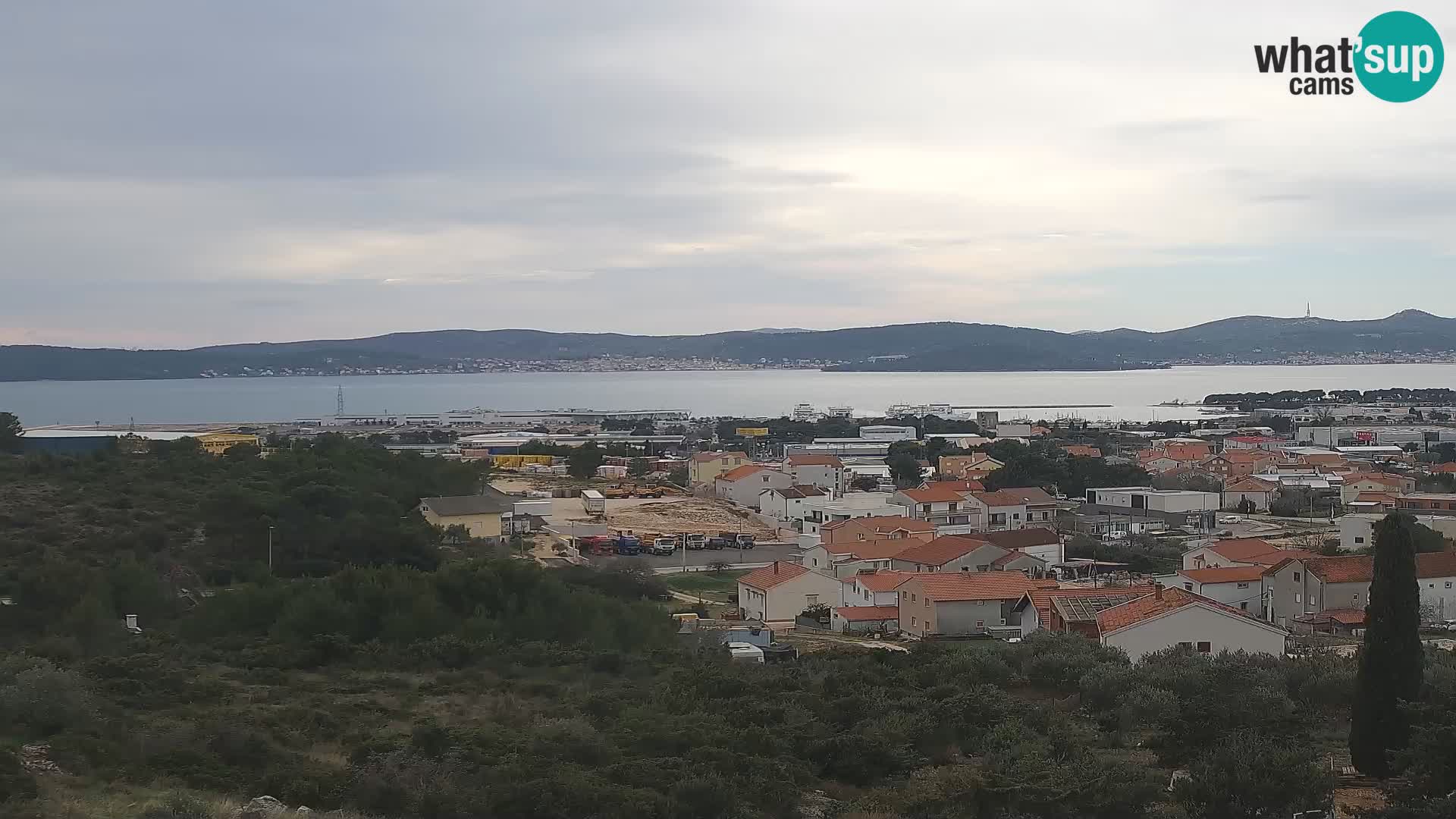 Zadar Pristanišče Gazenica s panoramsko spletno kamero, Zadar, Hrvaška