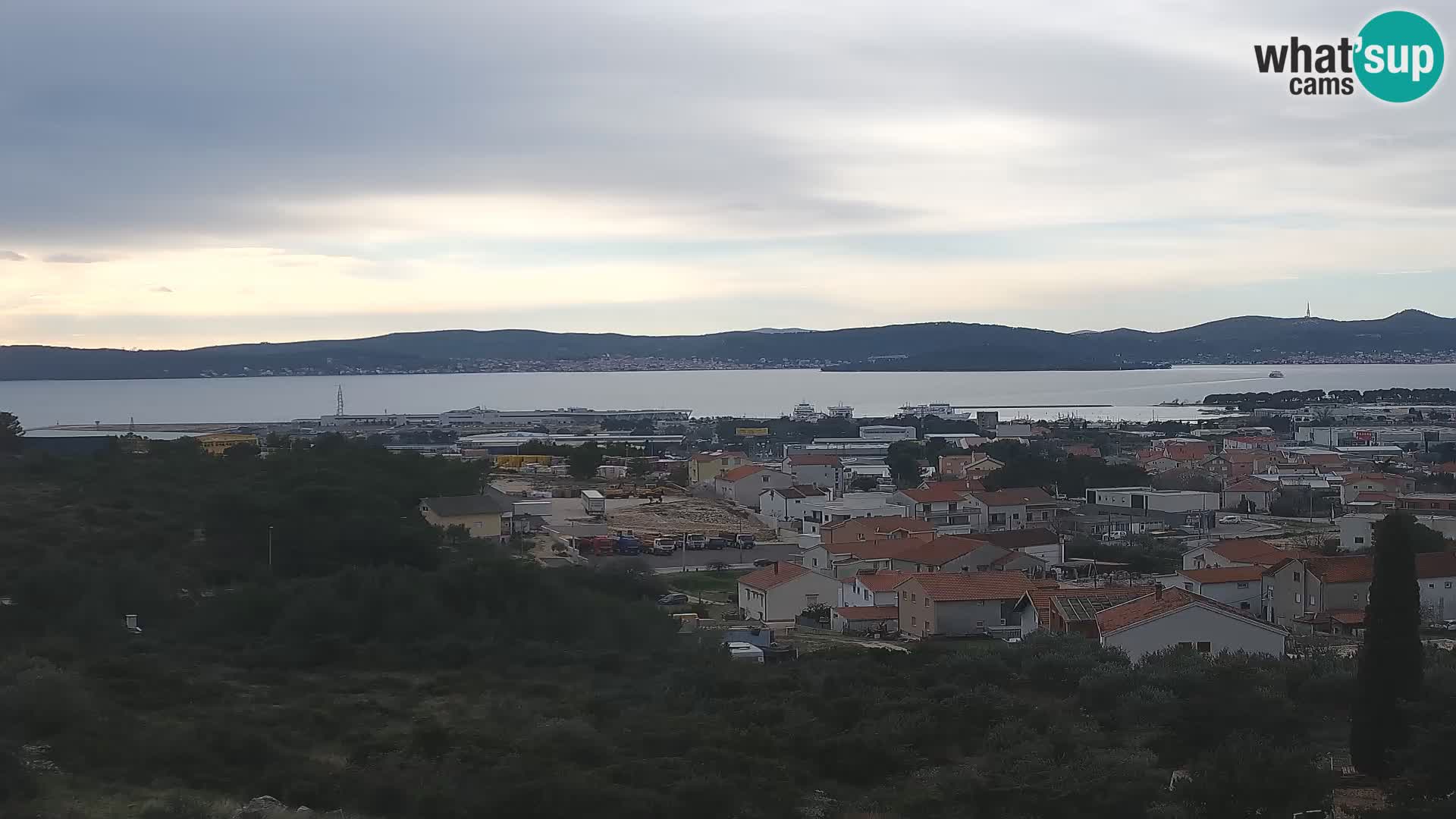 Zadar Port Gazenica Webcam Panorama, Zadar, Kroatien