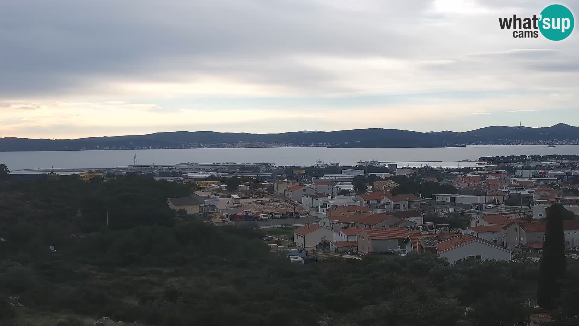 Panorama de la Webcam del Puerto Gazenica de Zadar, Zadar, Croacia