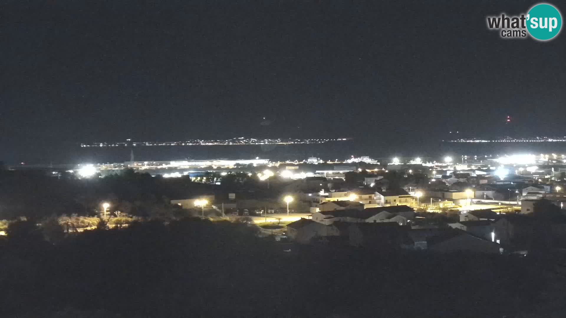 Panorama de la Webcam del Puerto Gazenica de Zadar, Zadar, Croacia