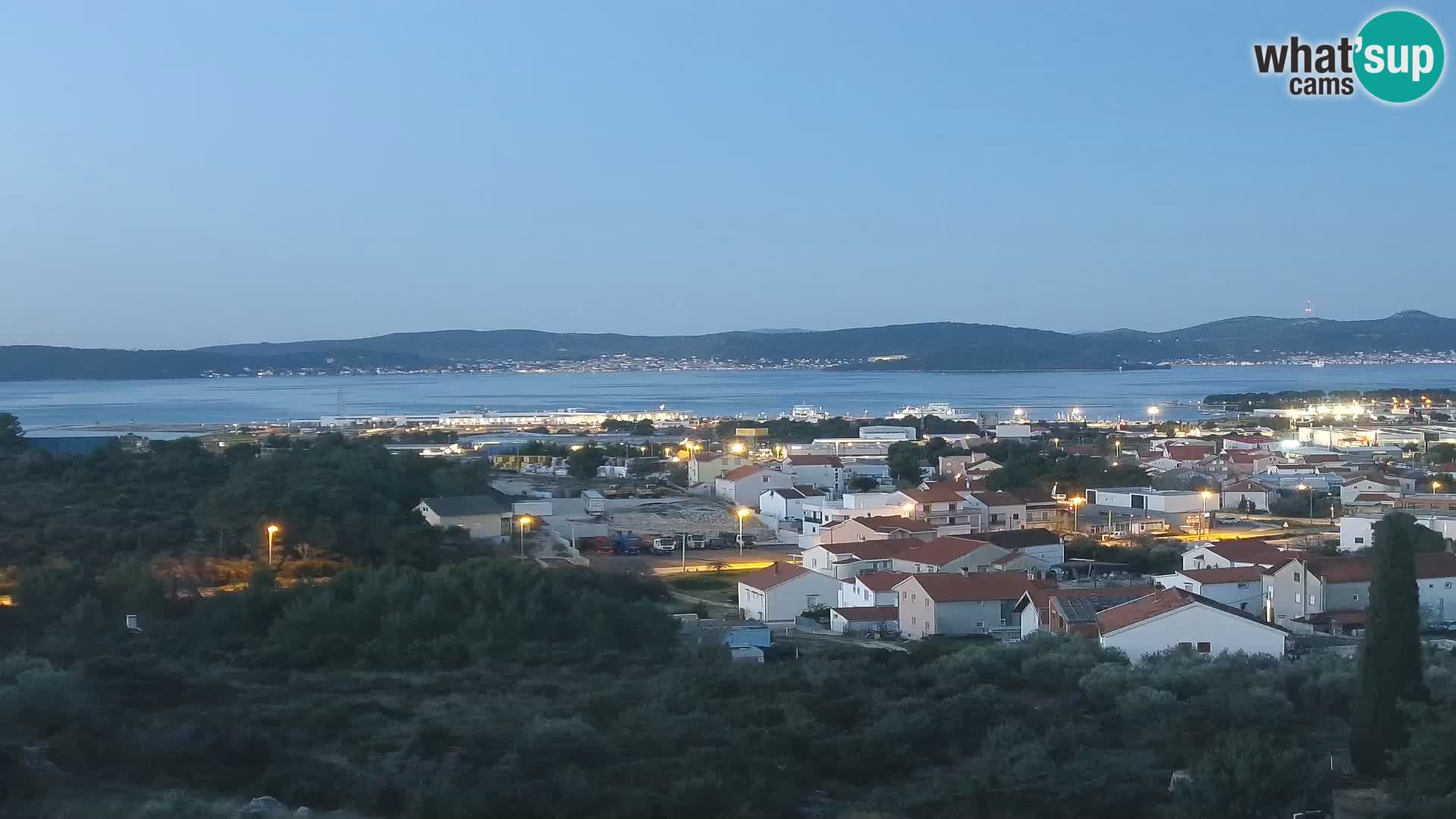 Zadar Pristanišče Gazenica s panoramsko spletno kamero, Zadar, Hrvaška