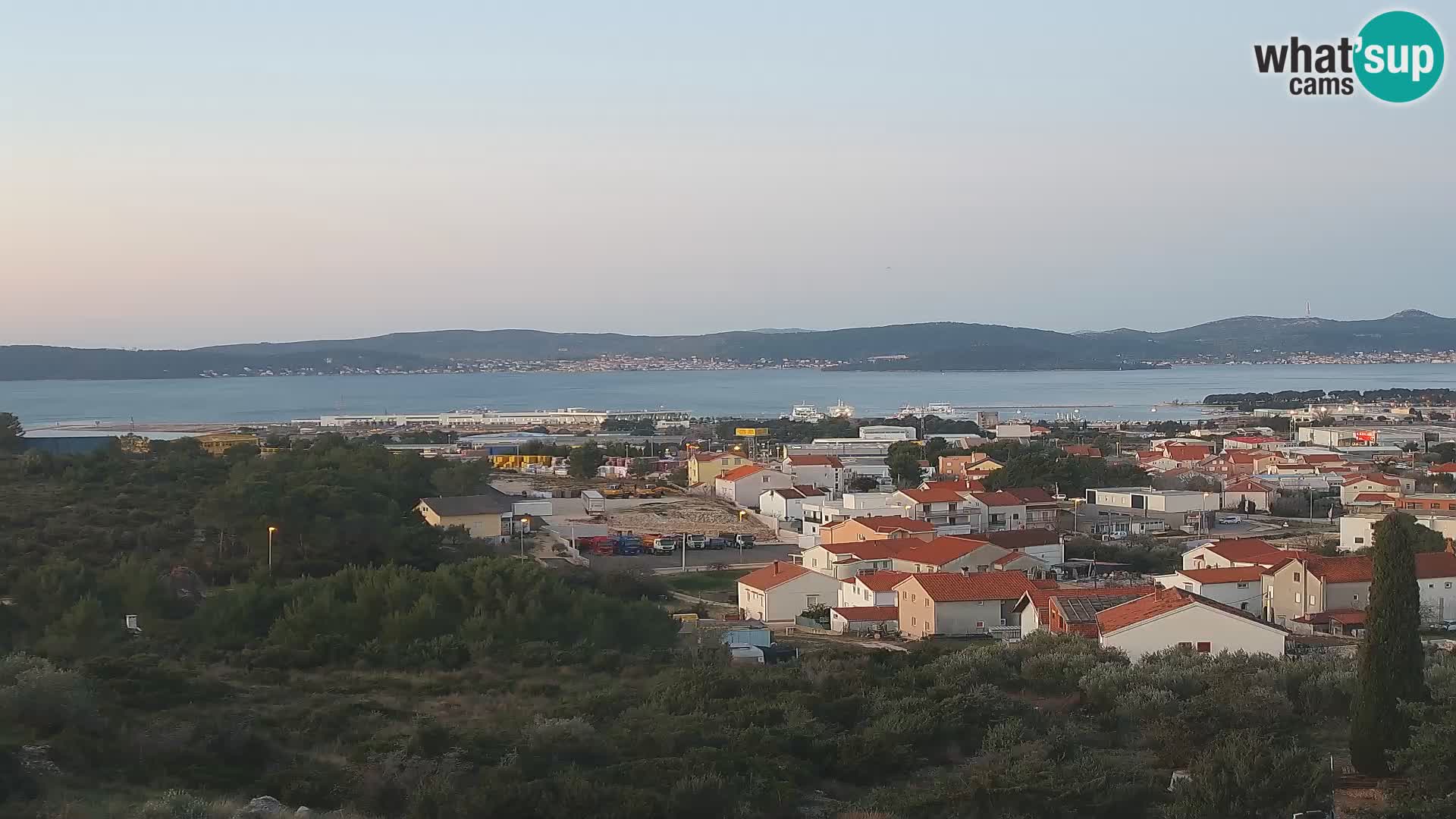 Zadar Pristanišče Gazenica s panoramsko spletno kamero, Zadar, Hrvaška