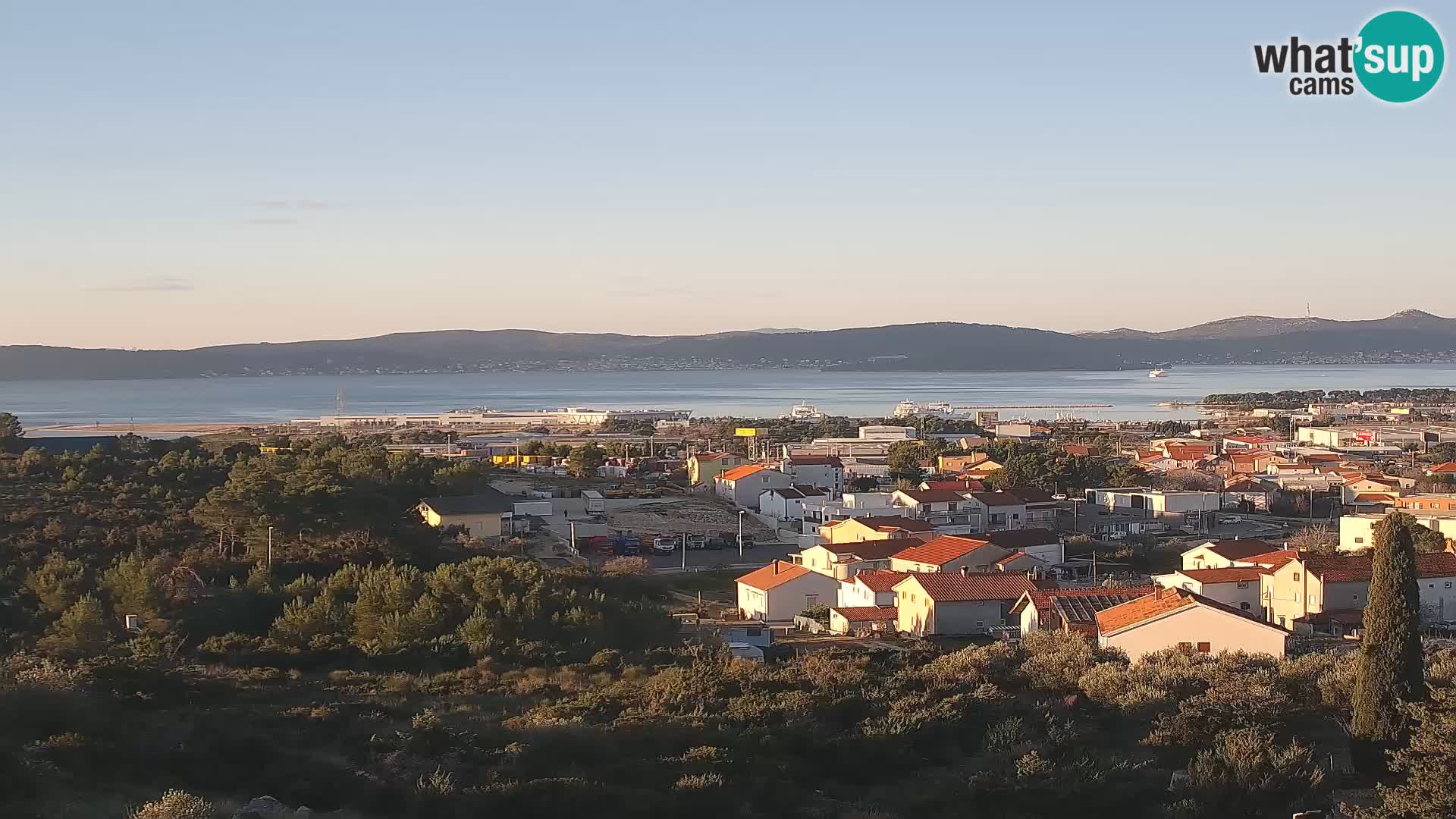 Zadar Port Gazenica Webcam Panorama, Zadar, Croatie