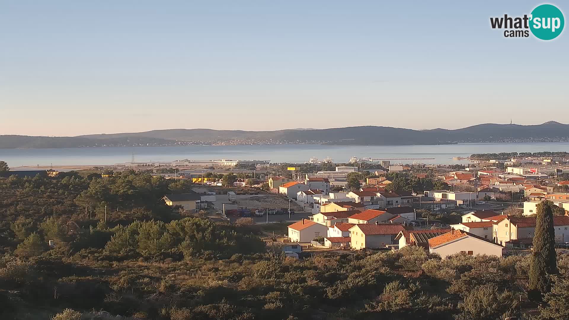 Zadar Port Gazenica Webcam Panorama, Zadar, Croatie