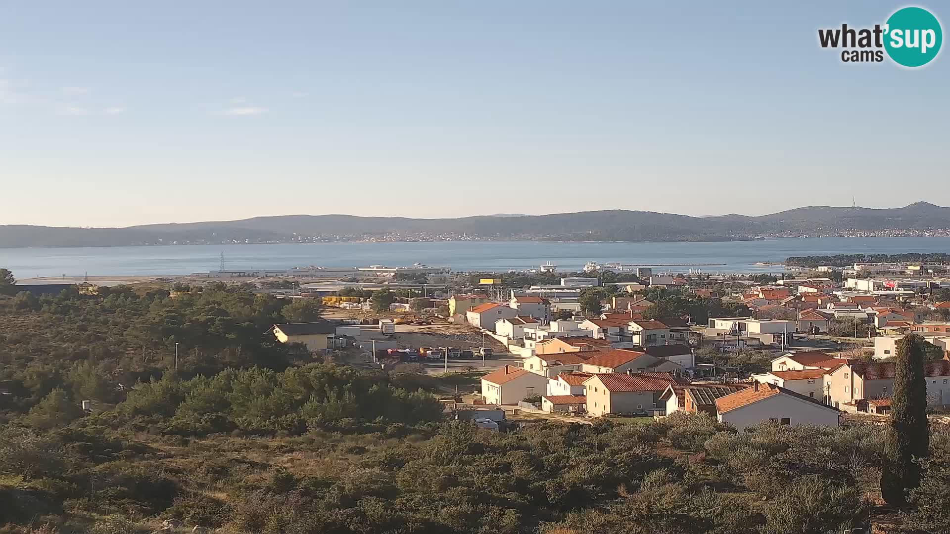 Panorama de la Webcam del Puerto Gazenica de Zadar, Zadar, Croacia