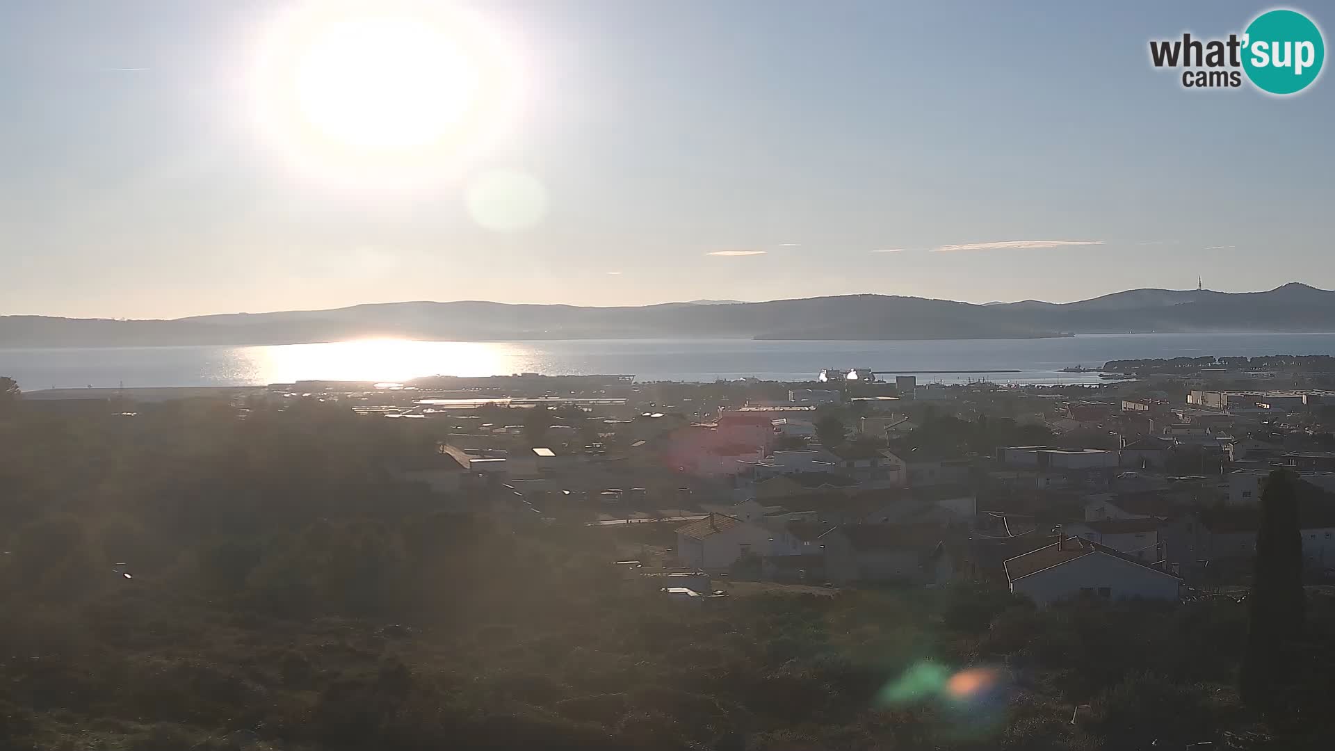 Panoramska web kamera Luke Gaženica u Zadru, Hrvatska