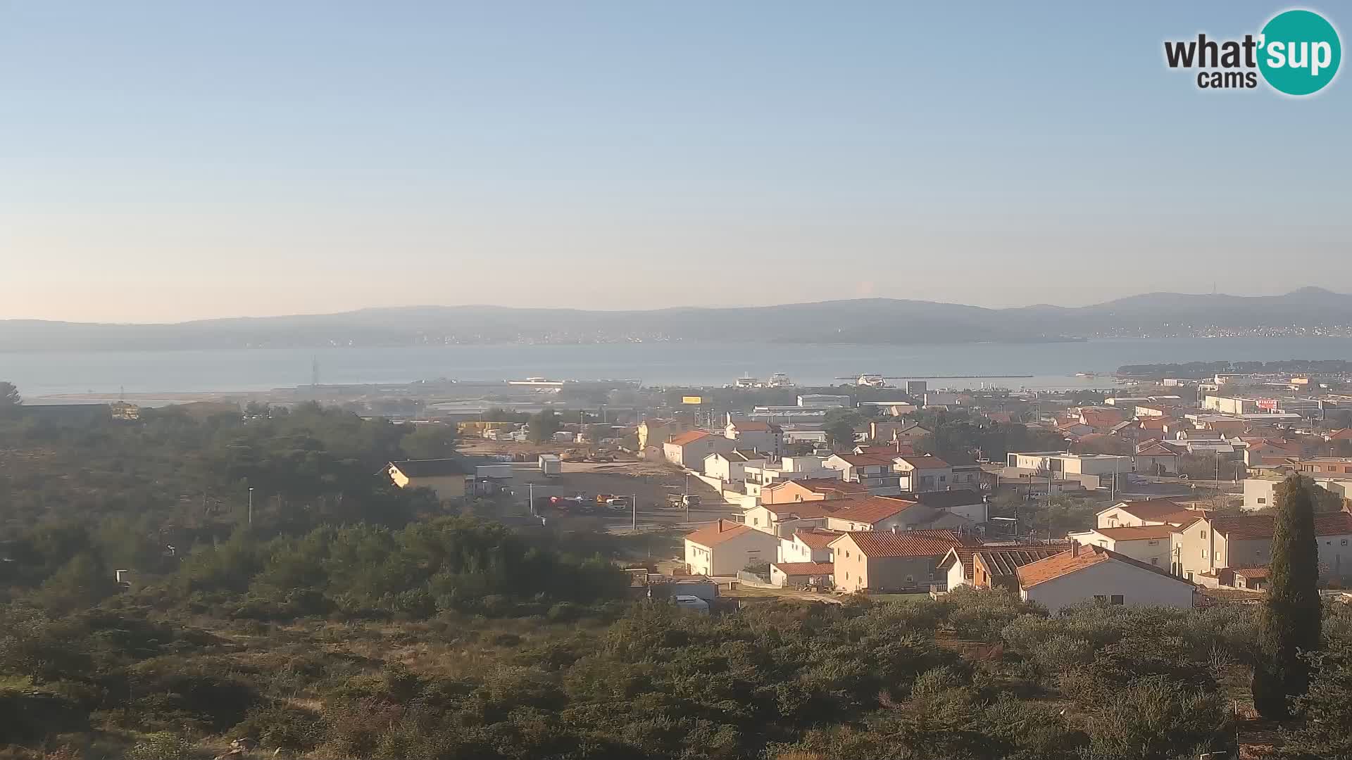 Zadar Pristanišče Gazenica s panoramsko spletno kamero, Zadar, Hrvaška