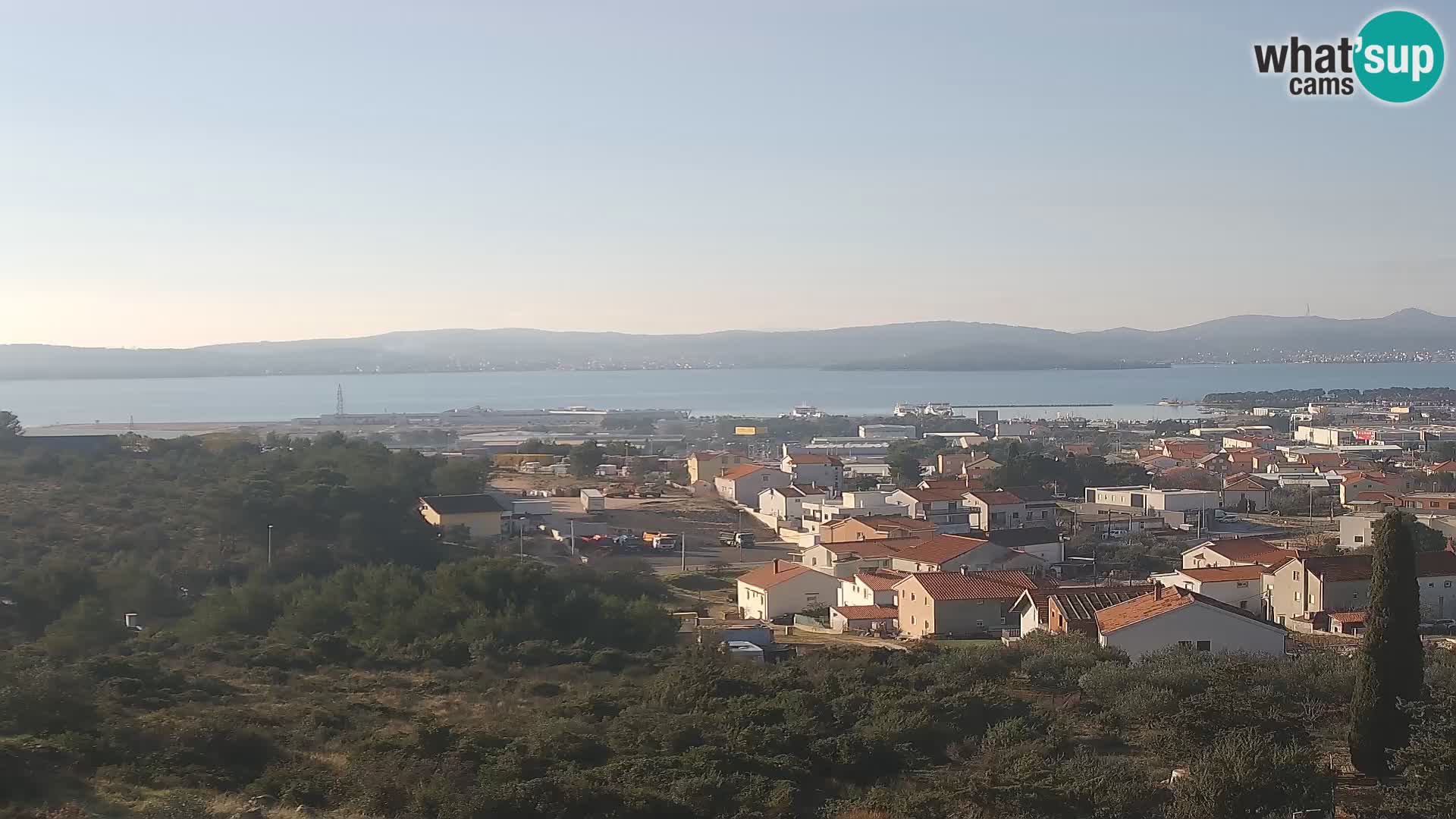 Zadar Pristanišče Gazenica s panoramsko spletno kamero, Zadar, Hrvaška