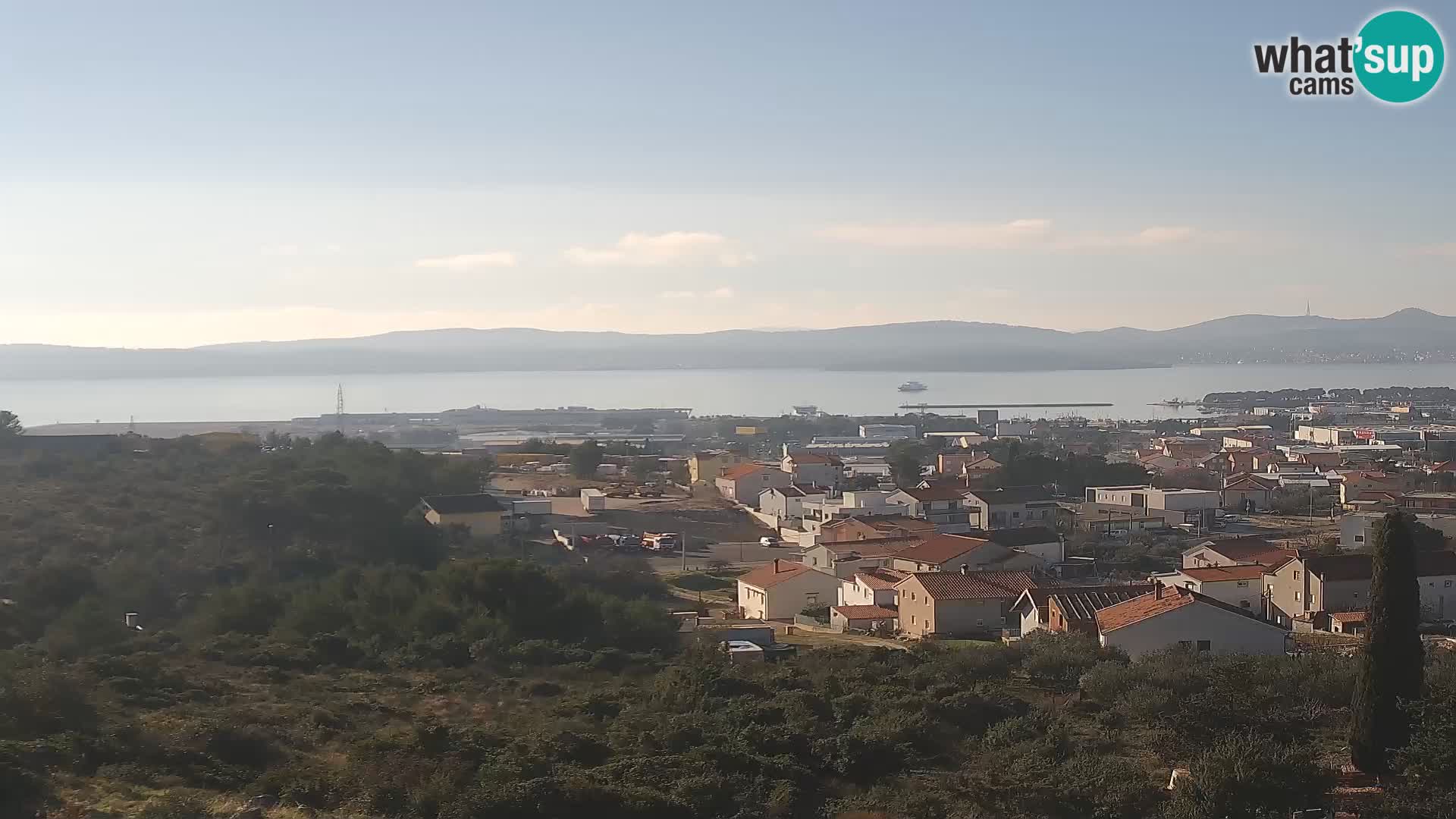 Panorama de la Webcam del Puerto Gazenica de Zadar, Zadar, Croacia