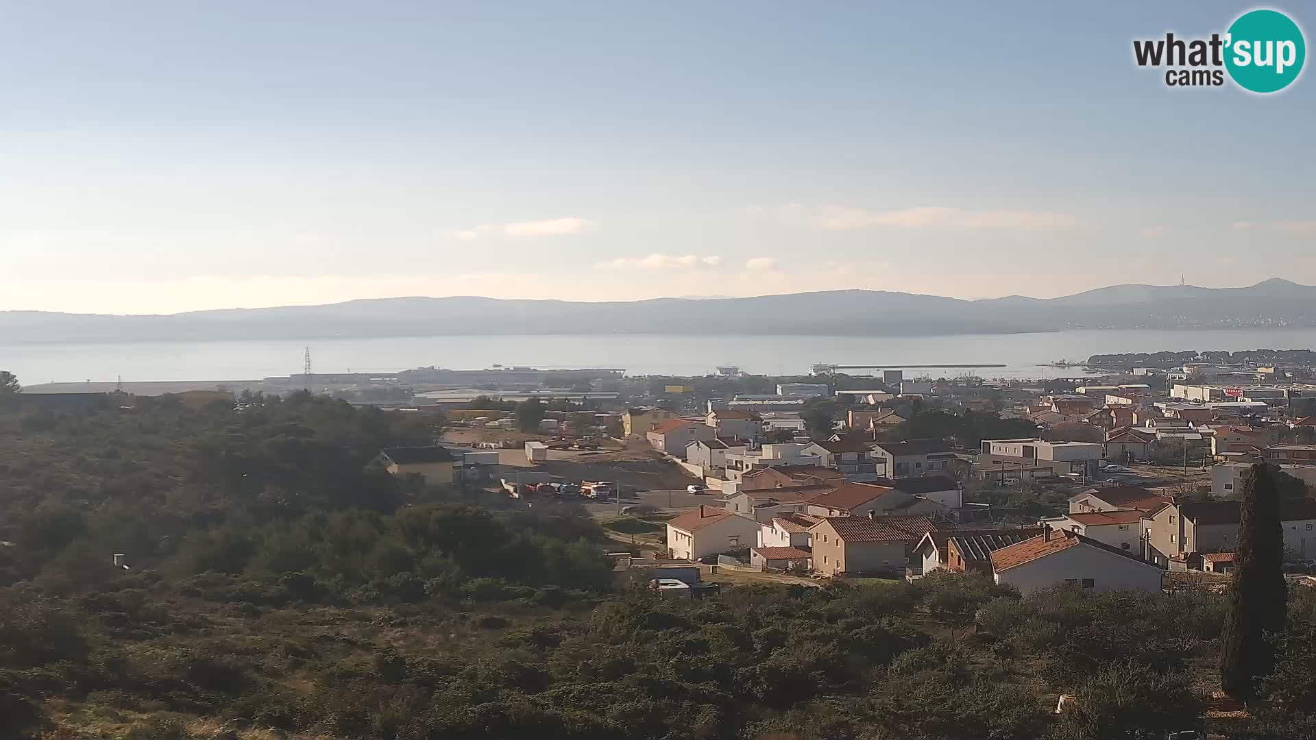 Panorama de la Webcam del Puerto Gazenica de Zadar, Zadar, Croacia