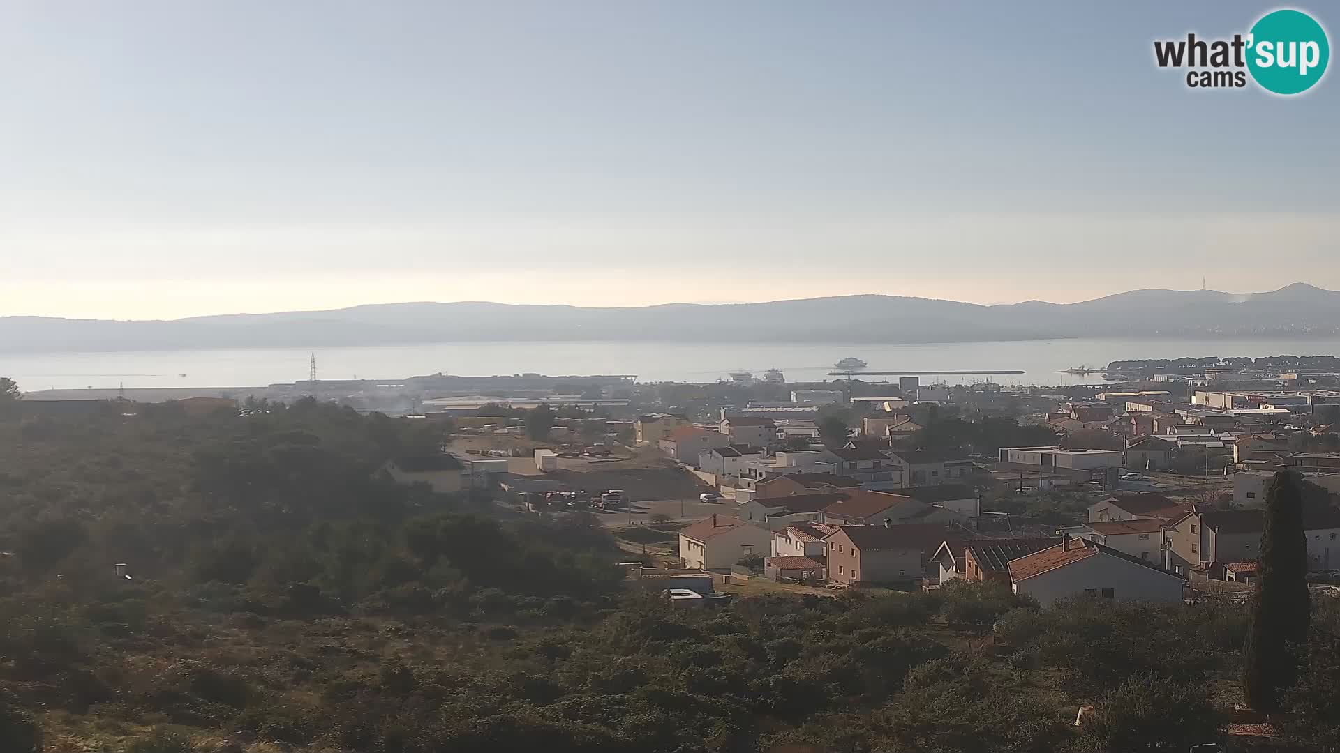 Zadar Pristanišče Gazenica s panoramsko spletno kamero, Zadar, Hrvaška