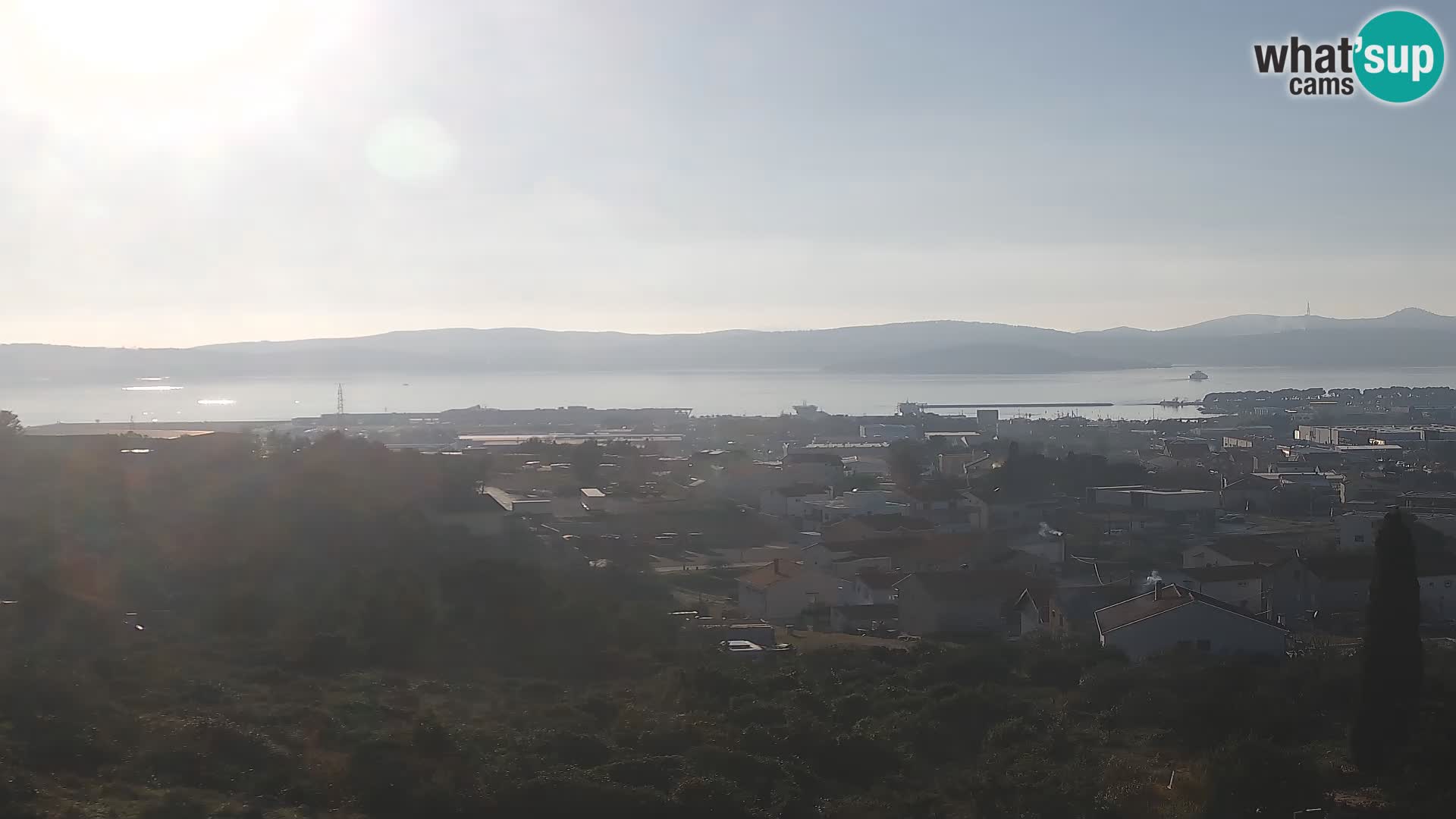 Panorama de la Webcam del Puerto Gazenica de Zadar, Zadar, Croacia