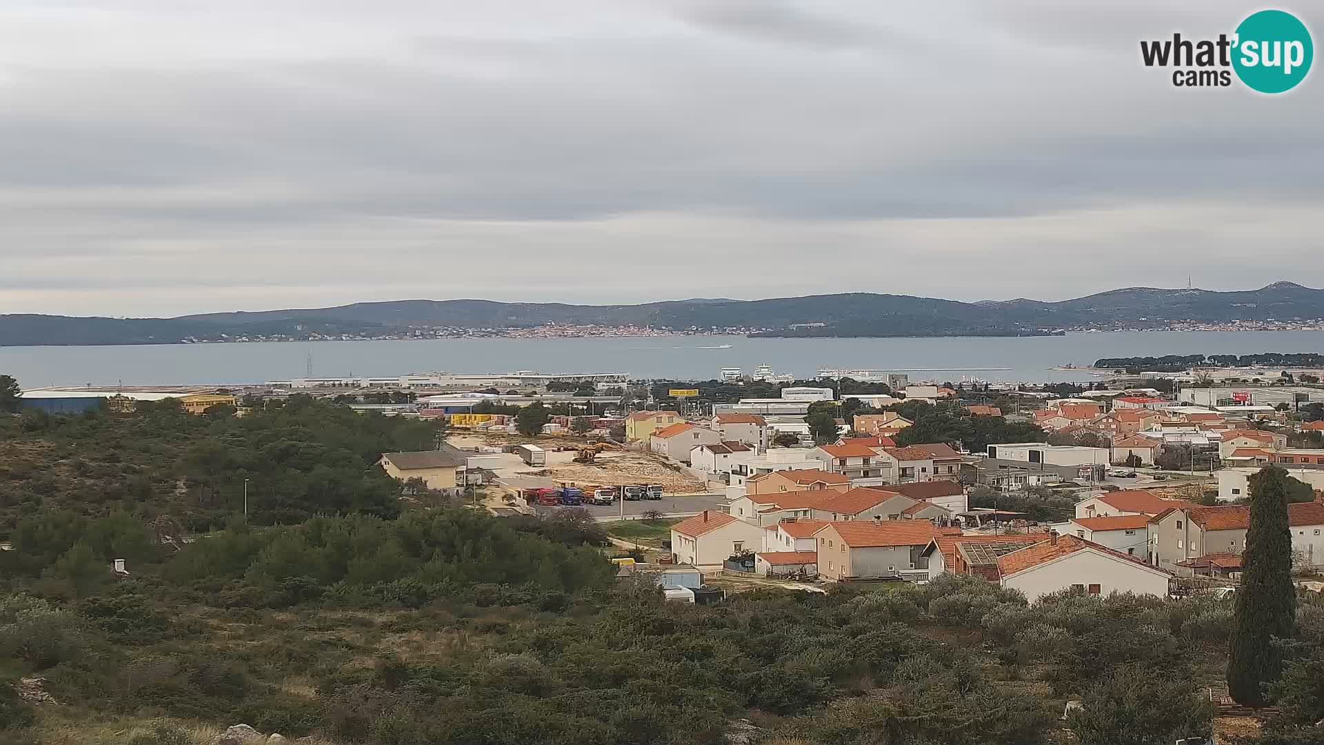 Zadar Port Gazenica Webcam Panorama, Zadar, Croatie