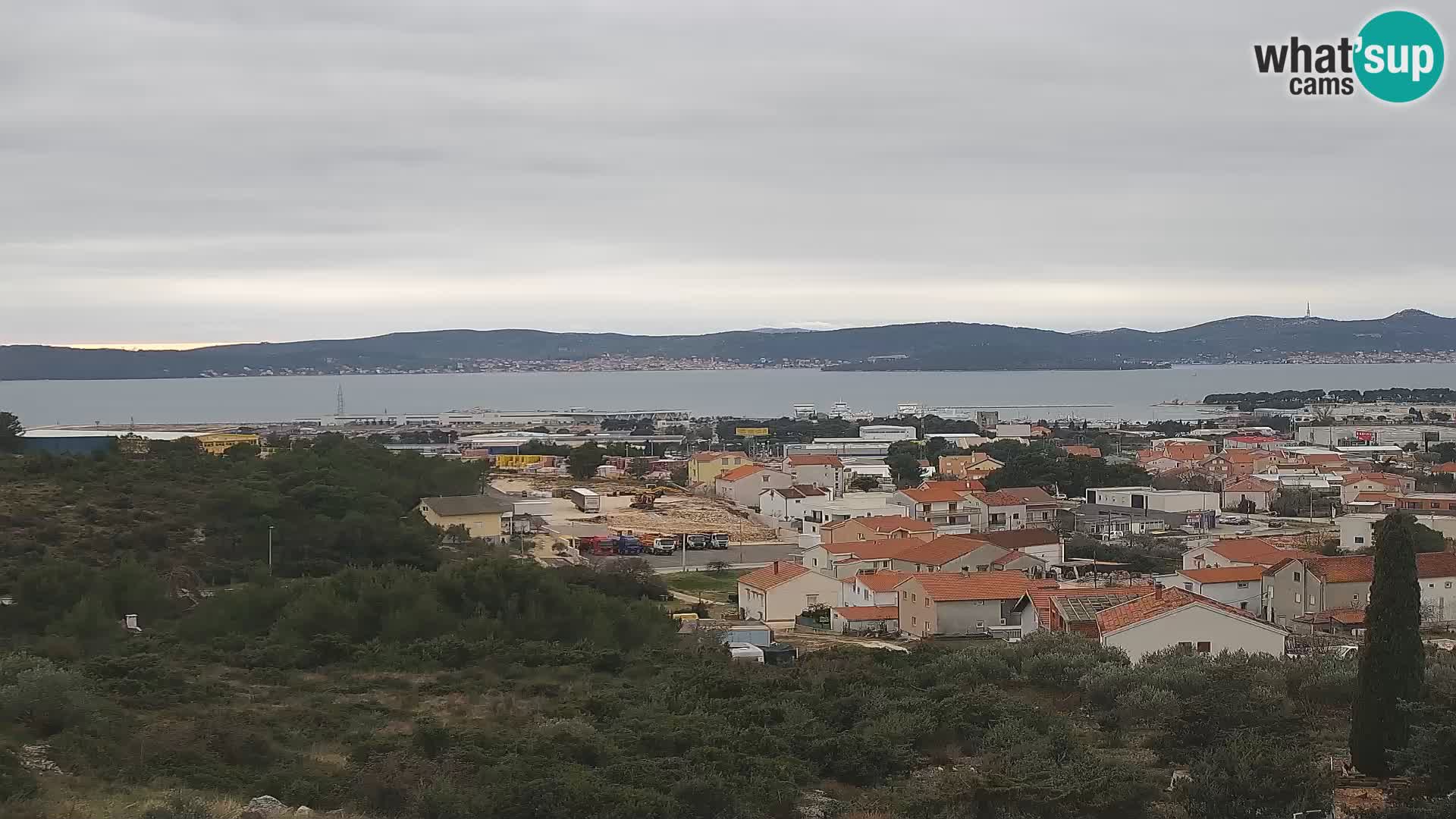 Panorama de la Webcam del Puerto Gazenica de Zadar, Zadar, Croacia