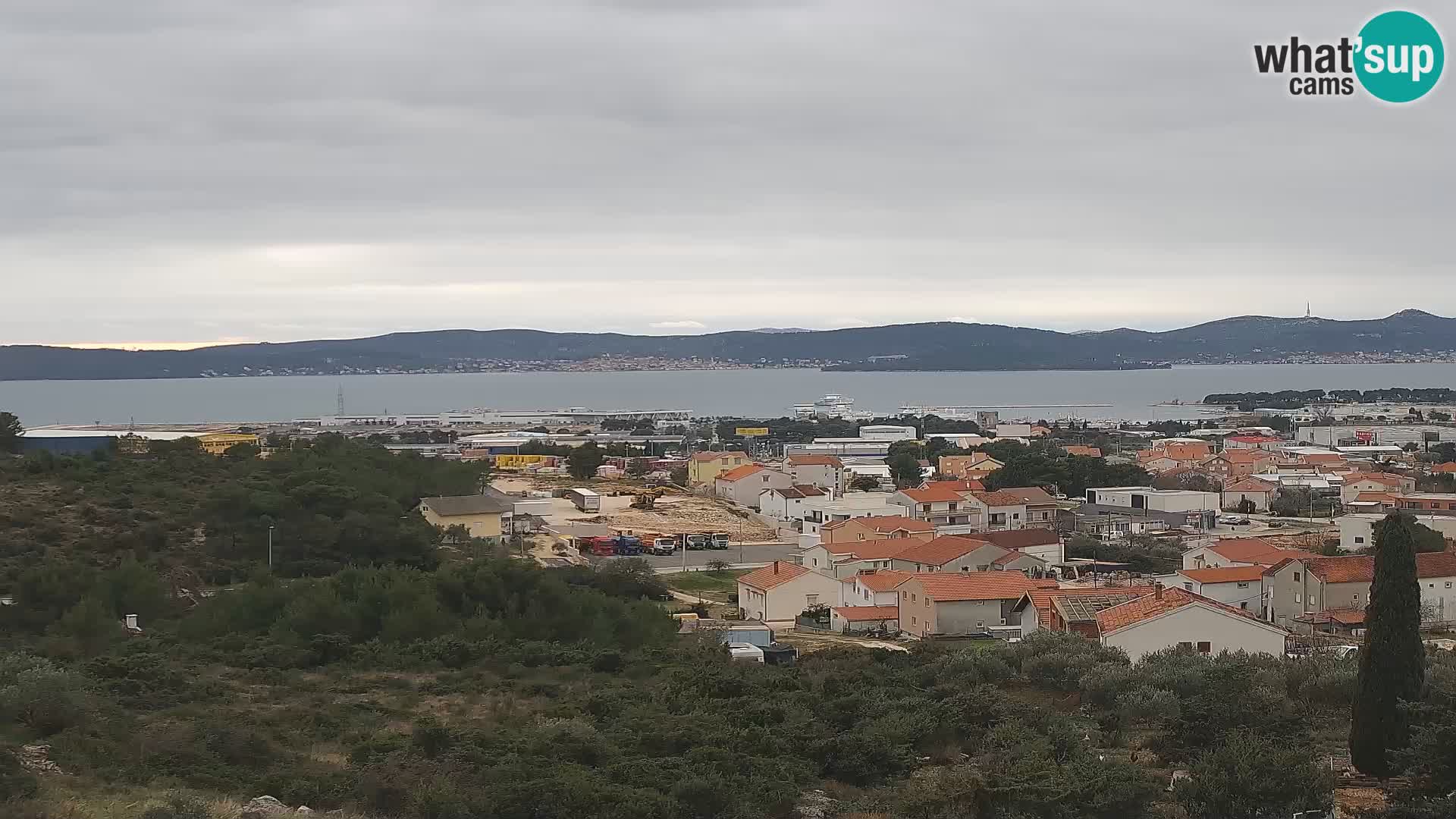 Panorama de la Webcam del Puerto Gazenica de Zadar, Zadar, Croacia