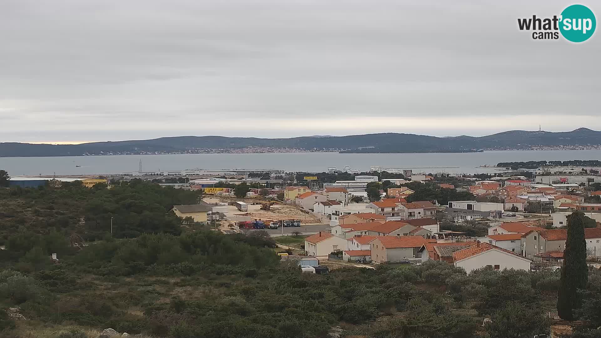 Zadar Port Gazenica Webcam Panorama, Zadar, Croatie