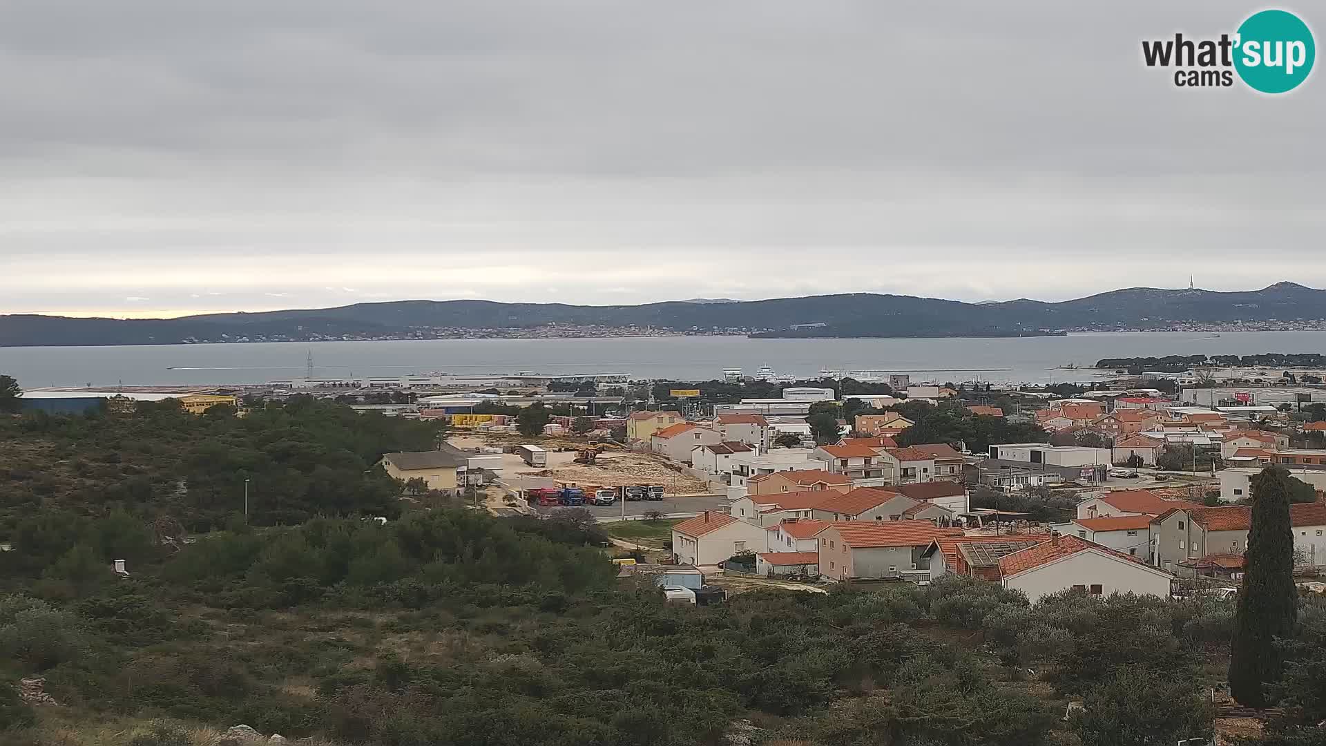 Zadar Port Gazenica Webcam Panorama, Zadar, Croatie