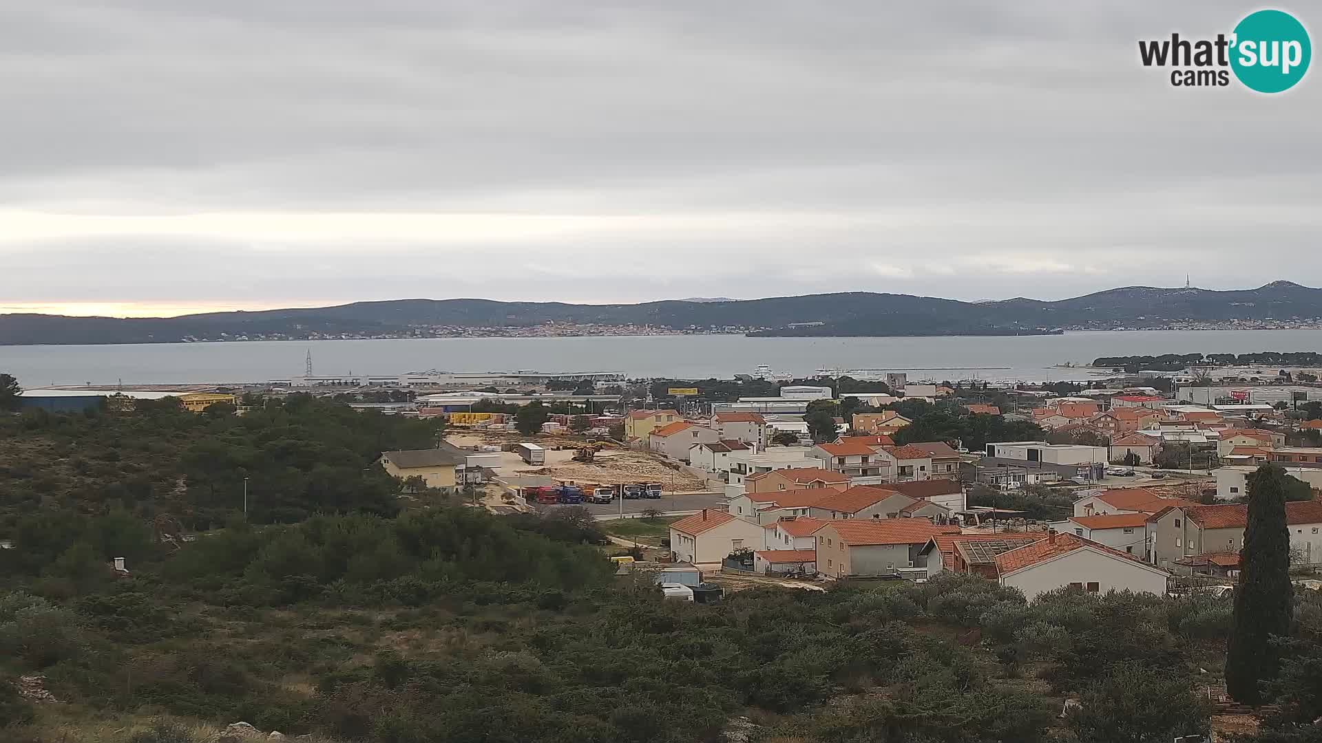 Zadar Port Gazenica Webcam Panorama, Zadar, Croatie