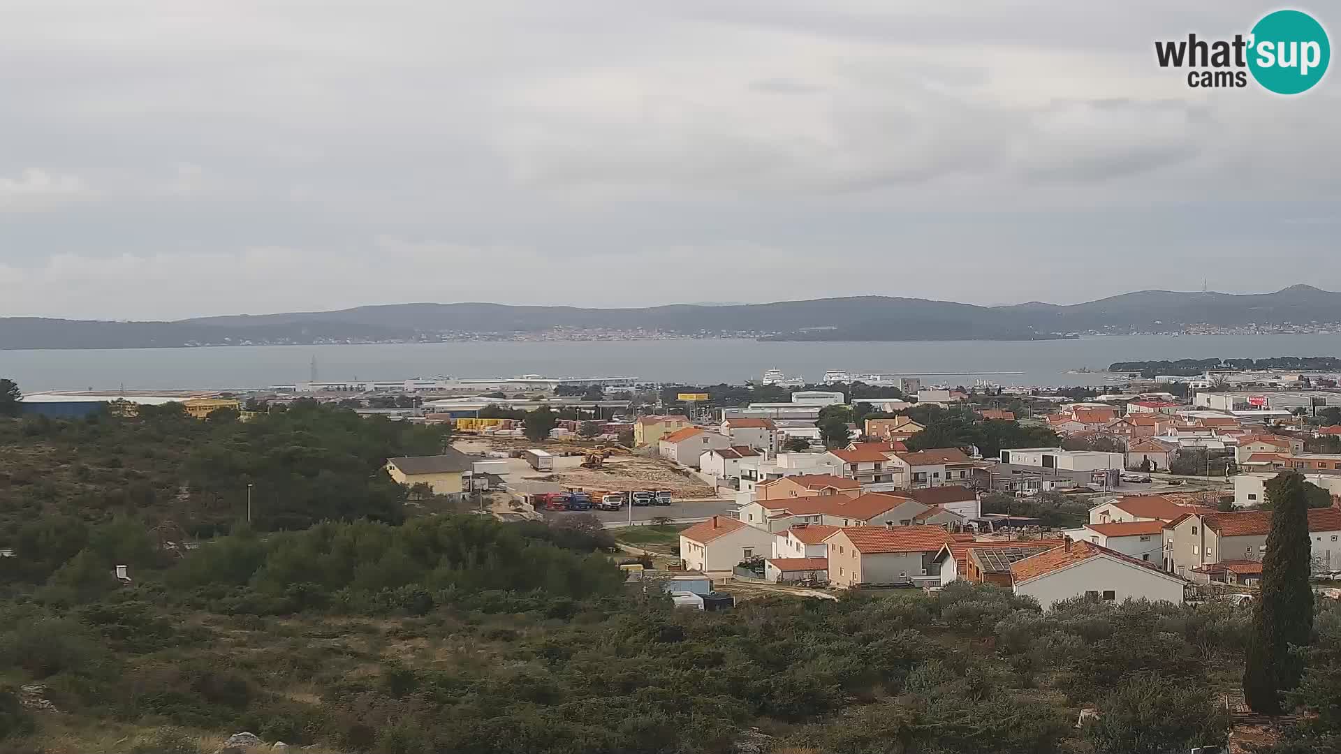 Zadar Port Gazenica Webcam Panorama, Zadar, Croatie