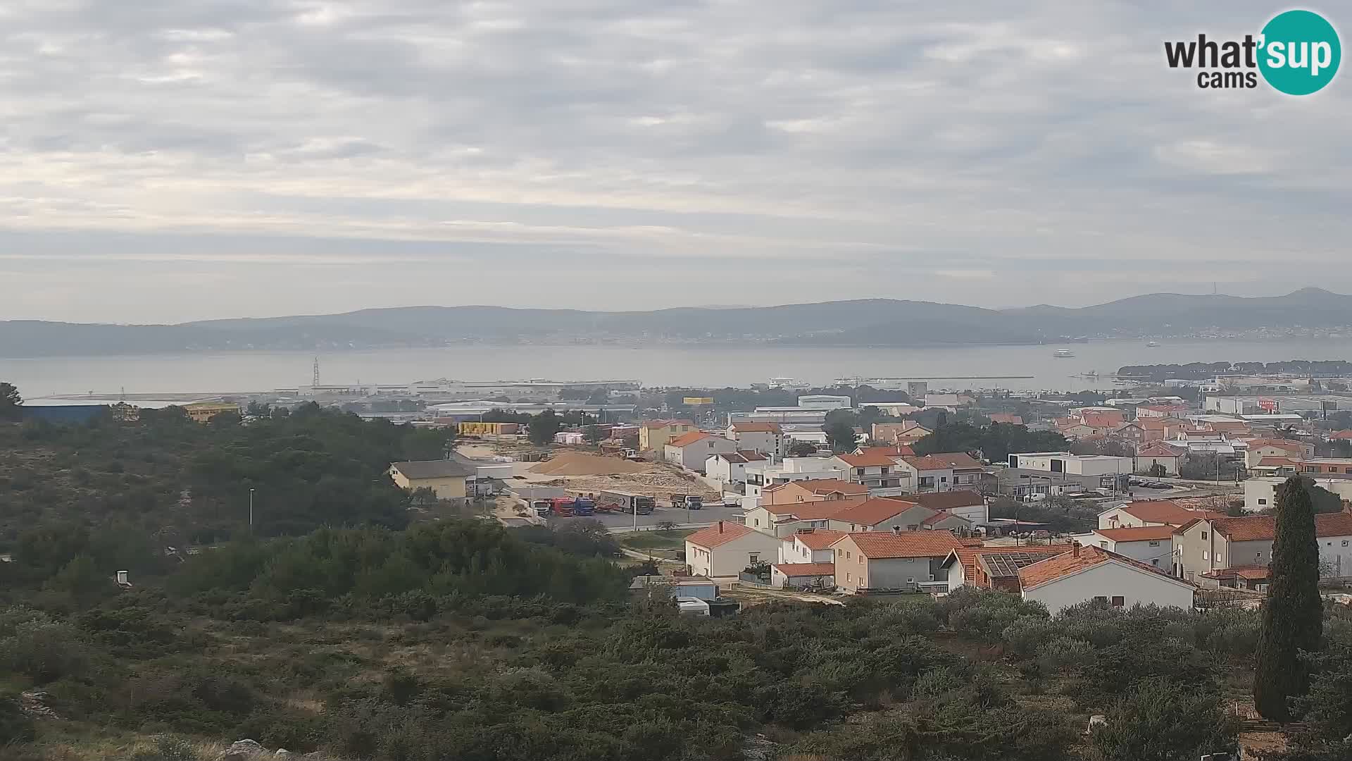 Zadar Port Gazenica Webcam Panorama, Zadar, Kroatien