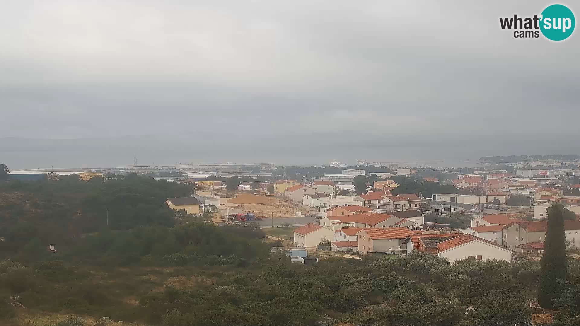 Panorama de la Webcam del Puerto Gazenica de Zadar, Zadar, Croacia