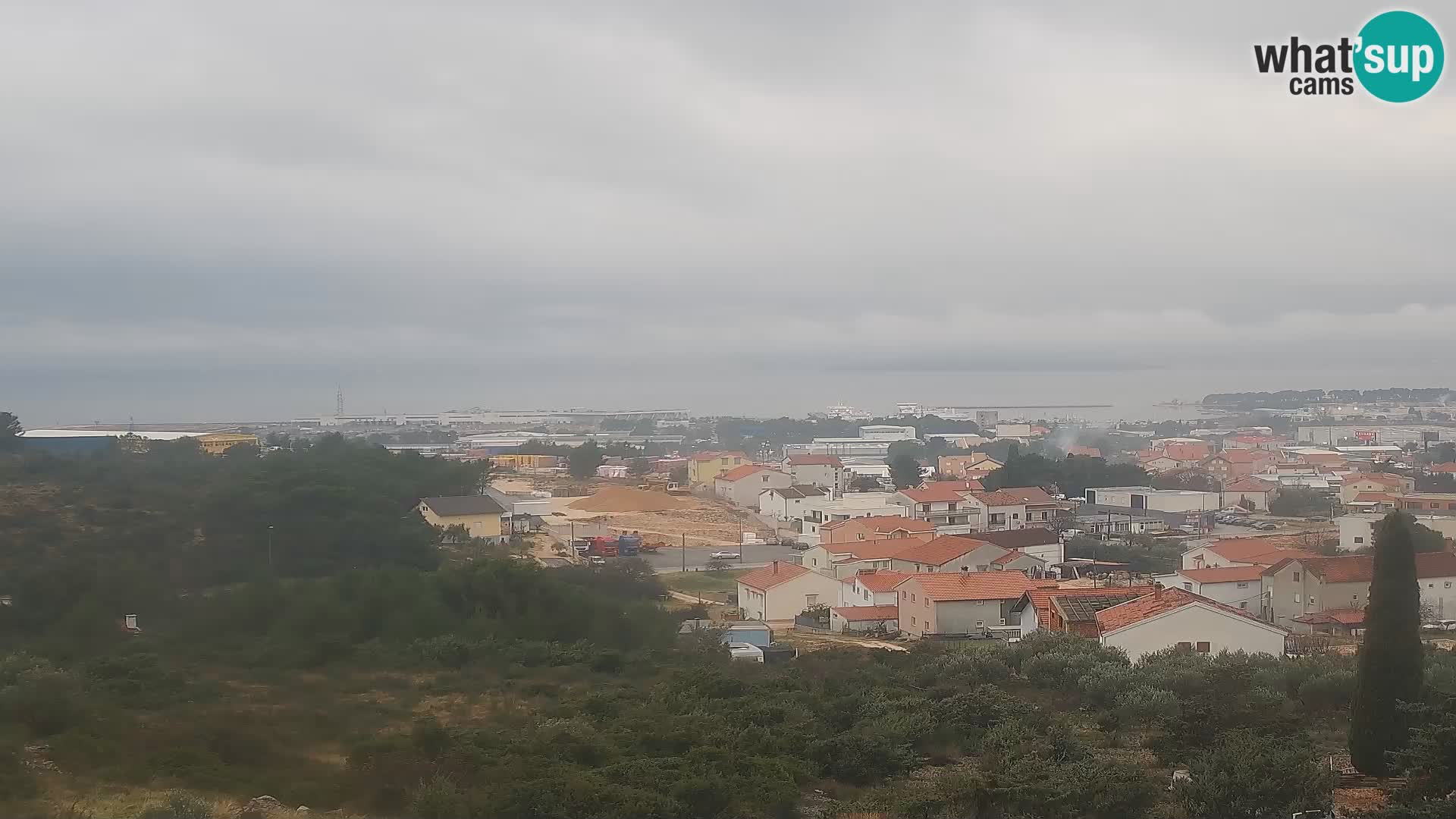 Zadar Port Gazenica Webcam Panorama, Zadar, Kroatien