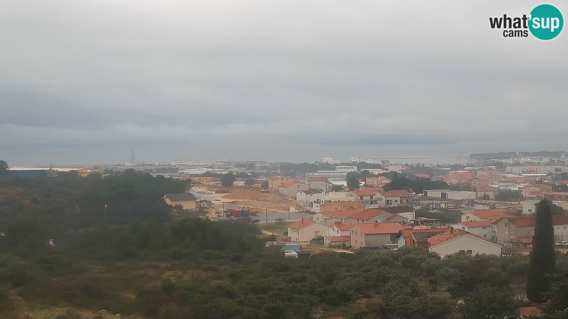 Zadar Pristanišče Gazenica s panoramsko spletno kamero, Zadar, Hrvaška