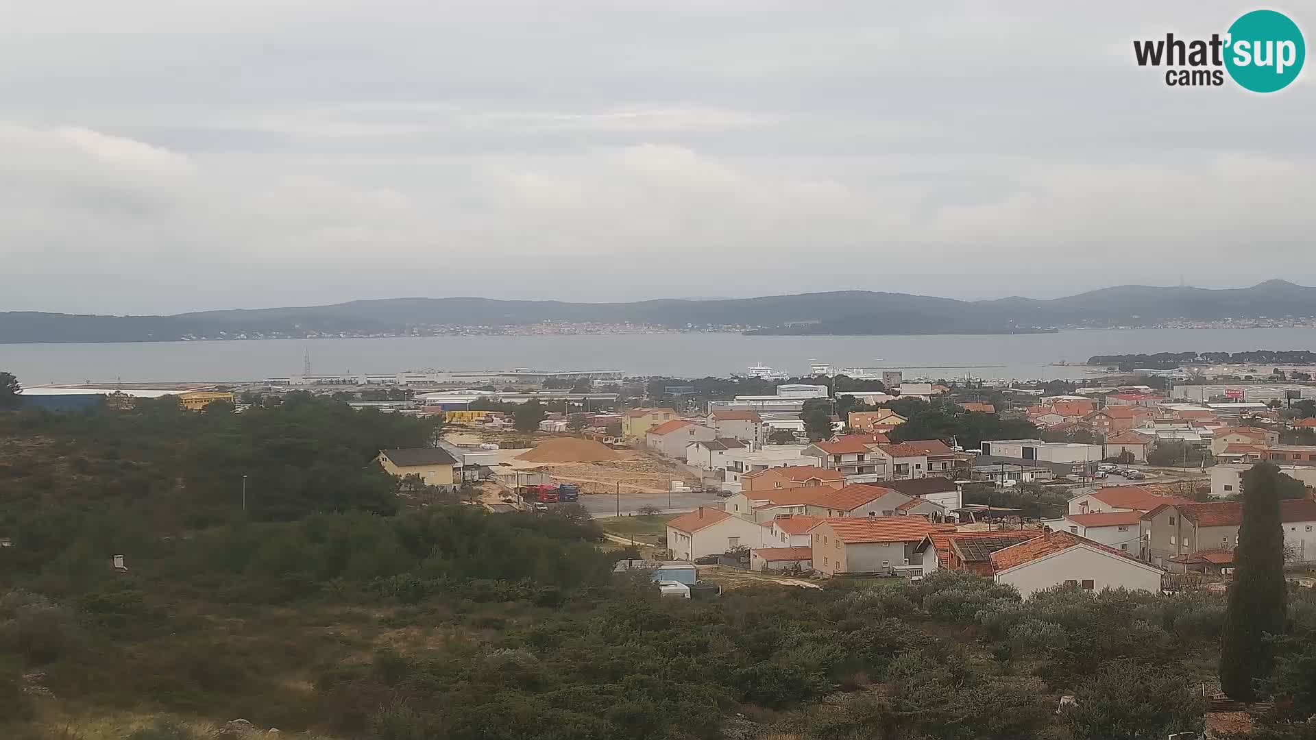 Zadar Port Gazenica Webcam Panorama, Zadar, Croatie