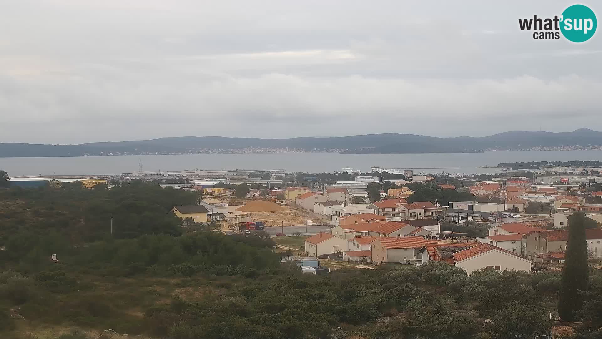 Zadar Pristanišče Gazenica s panoramsko spletno kamero, Zadar, Hrvaška