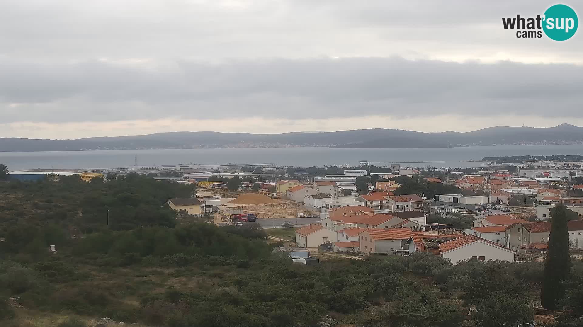 Zadar Pristanišče Gazenica s panoramsko spletno kamero, Zadar, Hrvaška