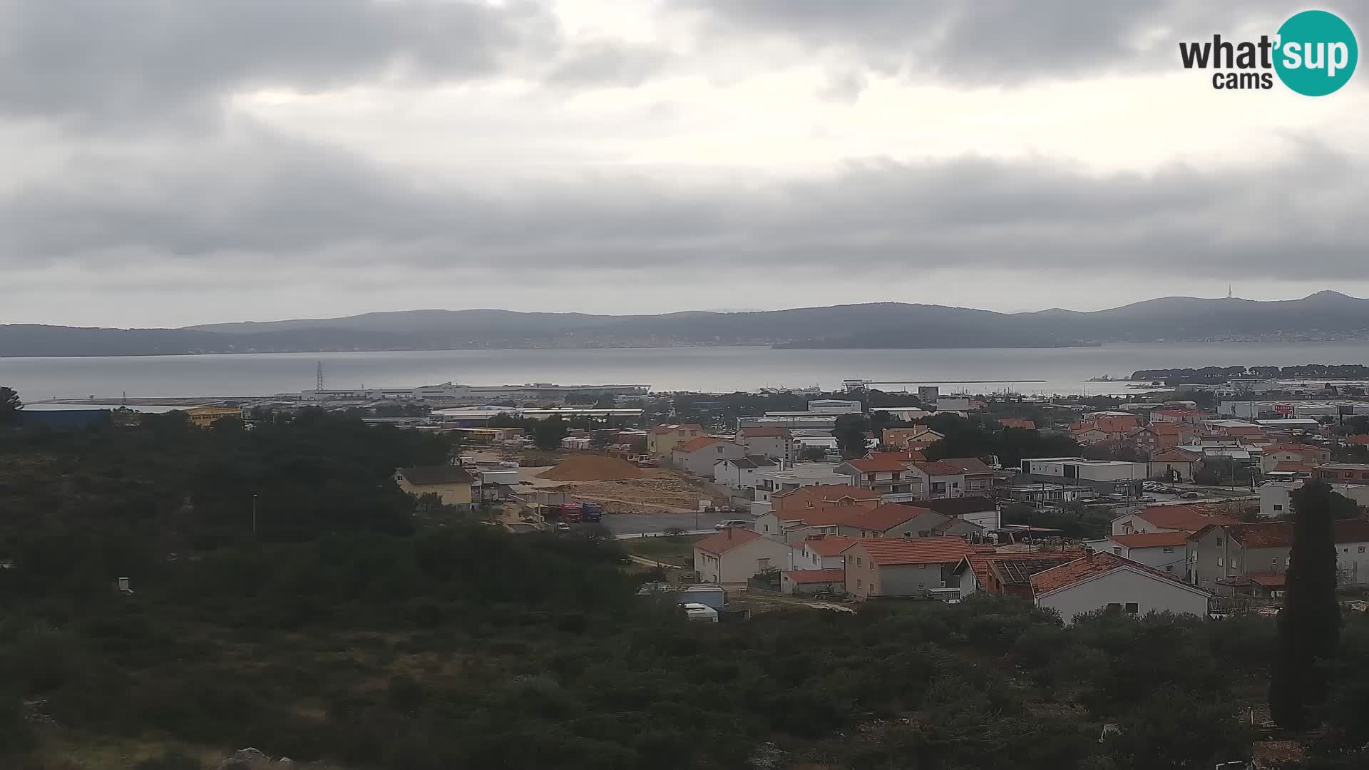 Panorama de la Webcam del Puerto Gazenica de Zadar, Zadar, Croacia