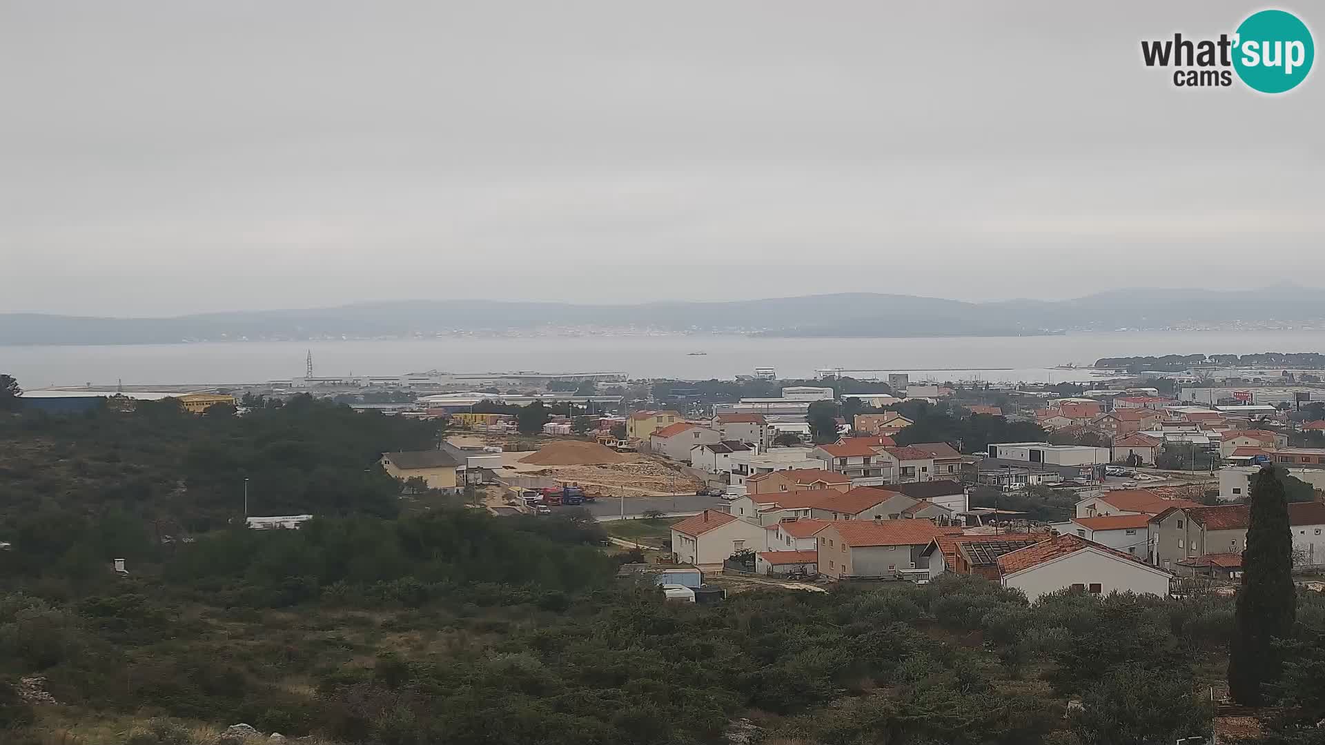 Zadar Port Gazenica Webcam Panorama, Zadar, Croatie