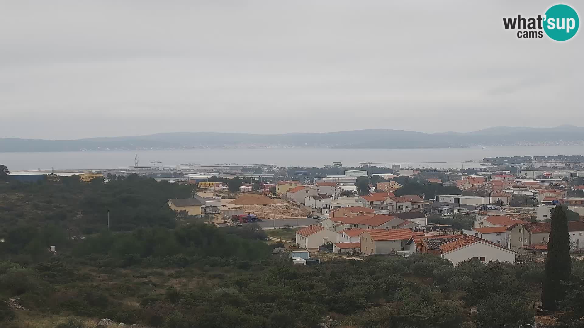 Panorama de la Webcam del Puerto Gazenica de Zadar, Zadar, Croacia