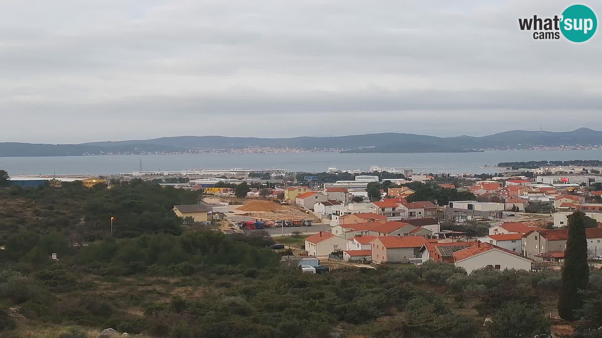 Zadar Port Gazenica Webcam Panorama, Zadar, Kroatien