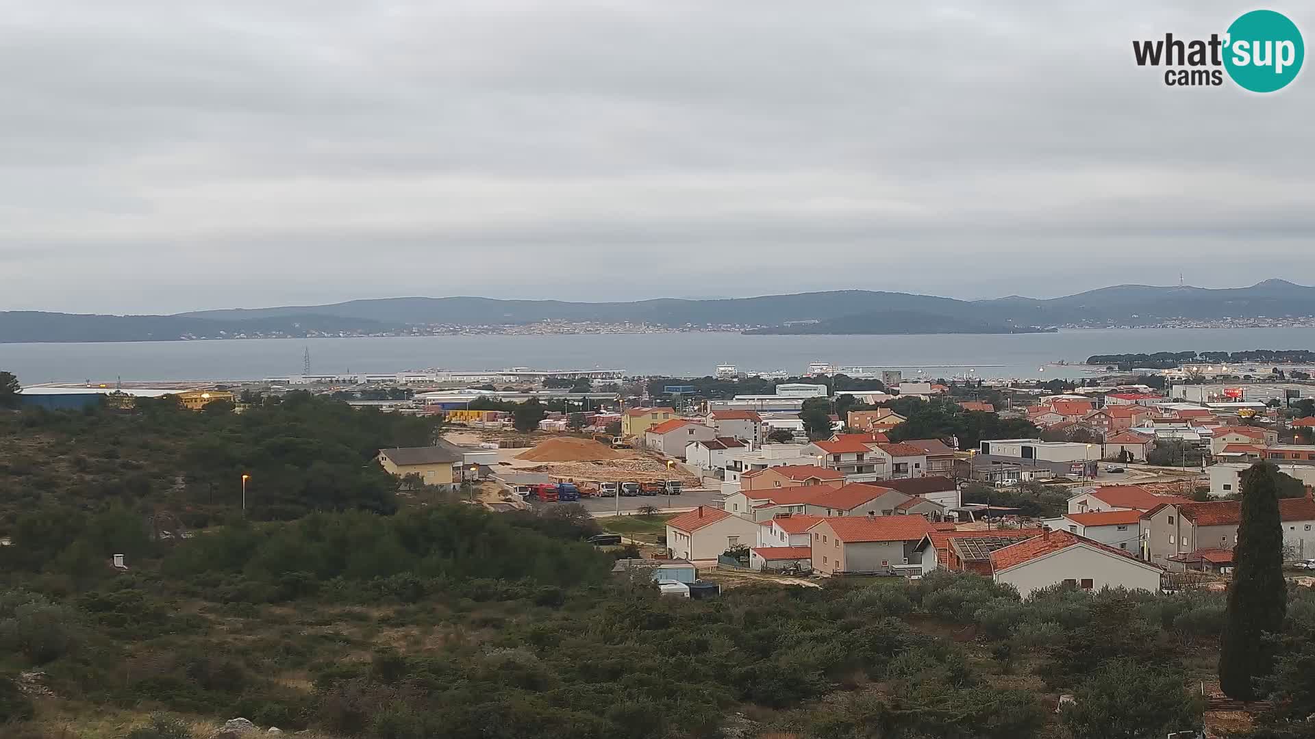 Zadar Port Gazenica Webcam Panorama, Zadar, Kroatien